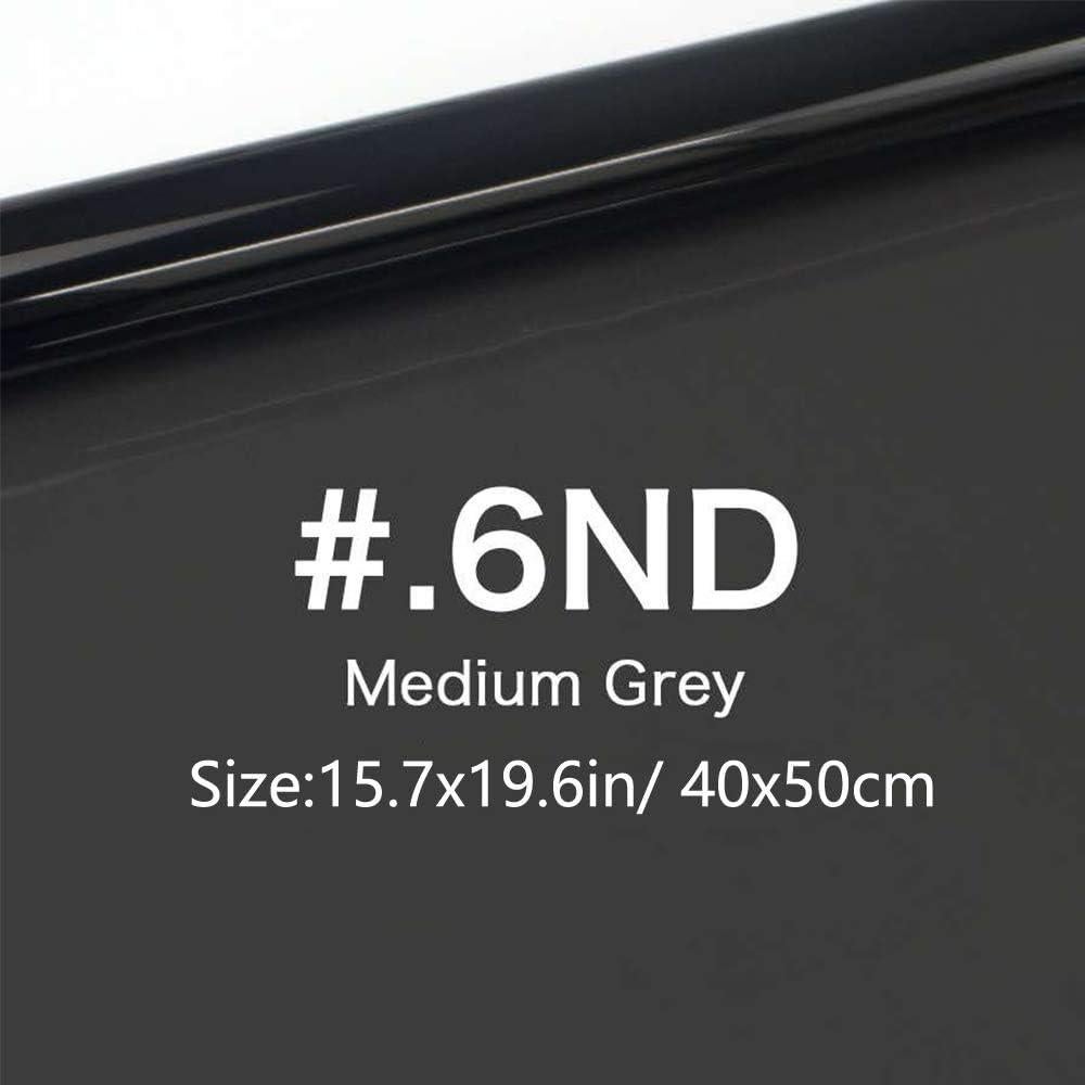 Lighting Neutral Density Gels Filter Sheet 16x20 inches Kit, ND3,ND6,ND9 for Photo Studio Video Flashlight Led Light Photography