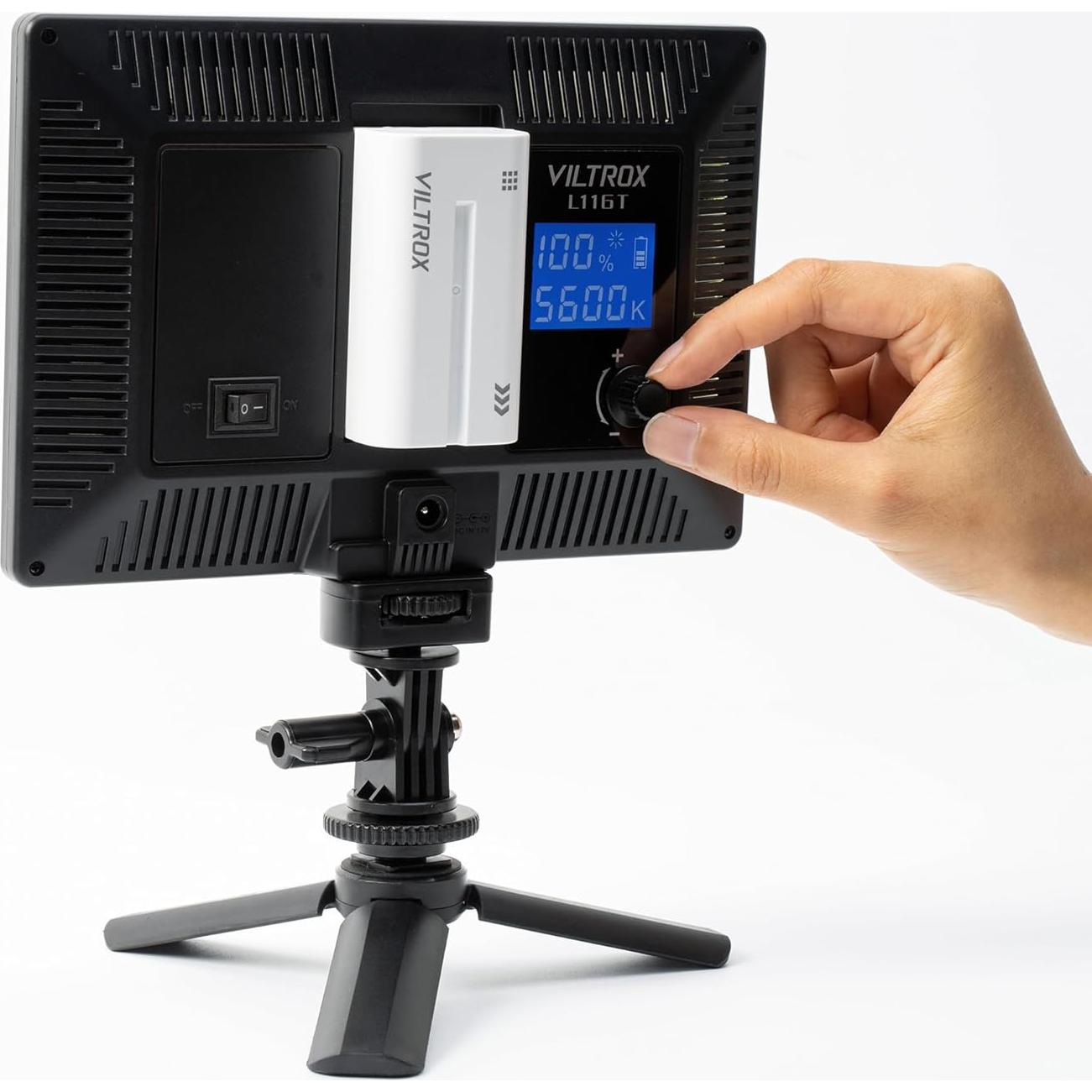 Kit de Luz LED VILTROX L116T 15W Ajustable 3300K-5600K