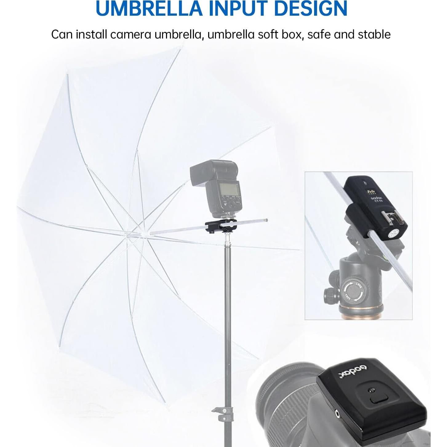 Kit de Disparador de Flash Inalámbrico Godox CT-16 para DSLR