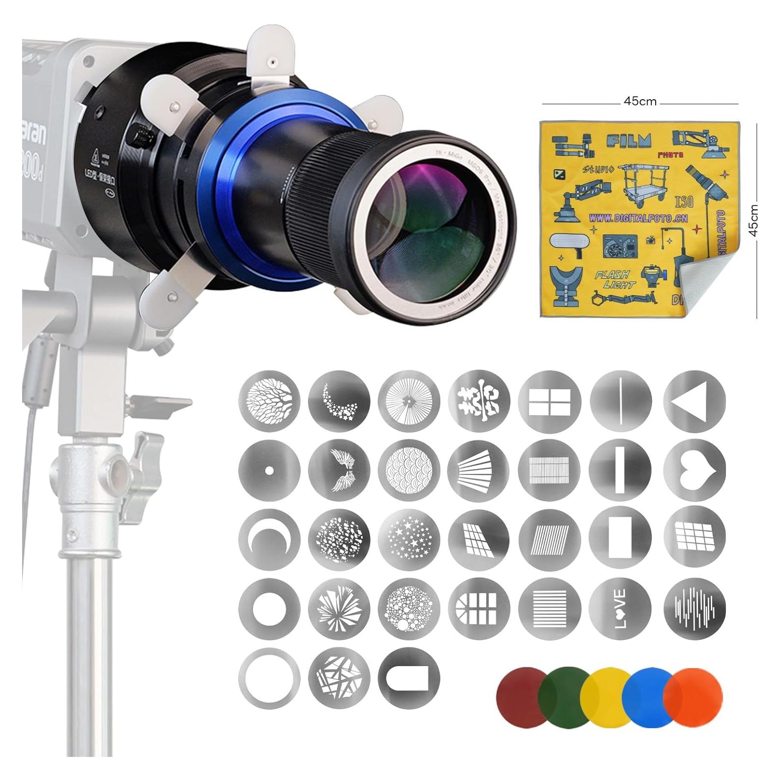 Snoot Óptico Bowens DF DIGITALFOTO para Fotografía 2.38kg