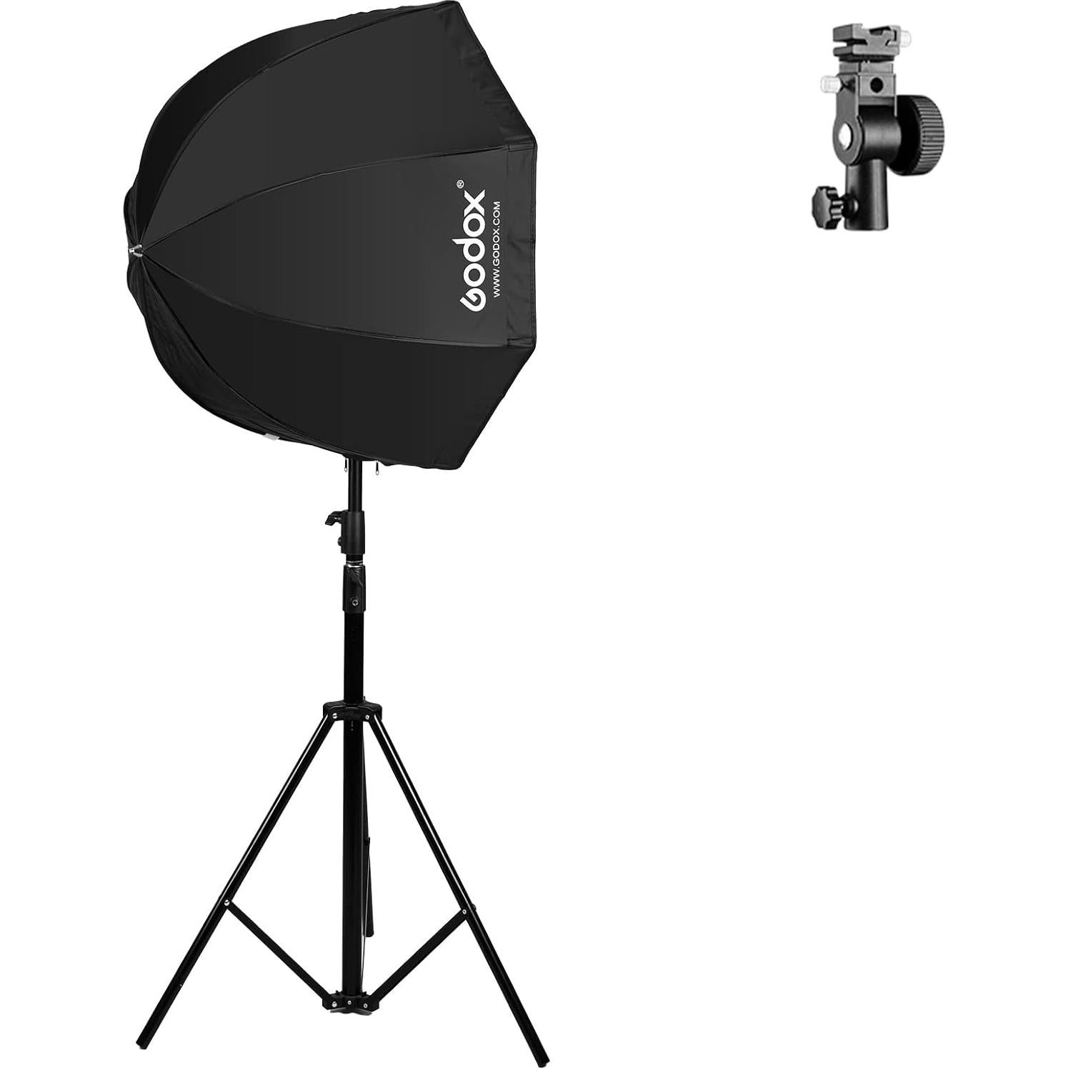 Godox Softbox Octagonal 120cm con Rejilla y Soporte Tipo E