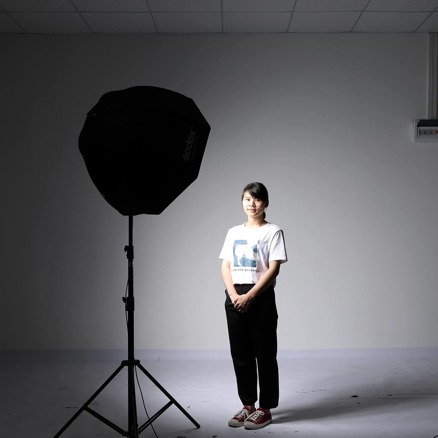 Godox Softbox Octagonal 120cm con Rejilla y Soporte Tipo E