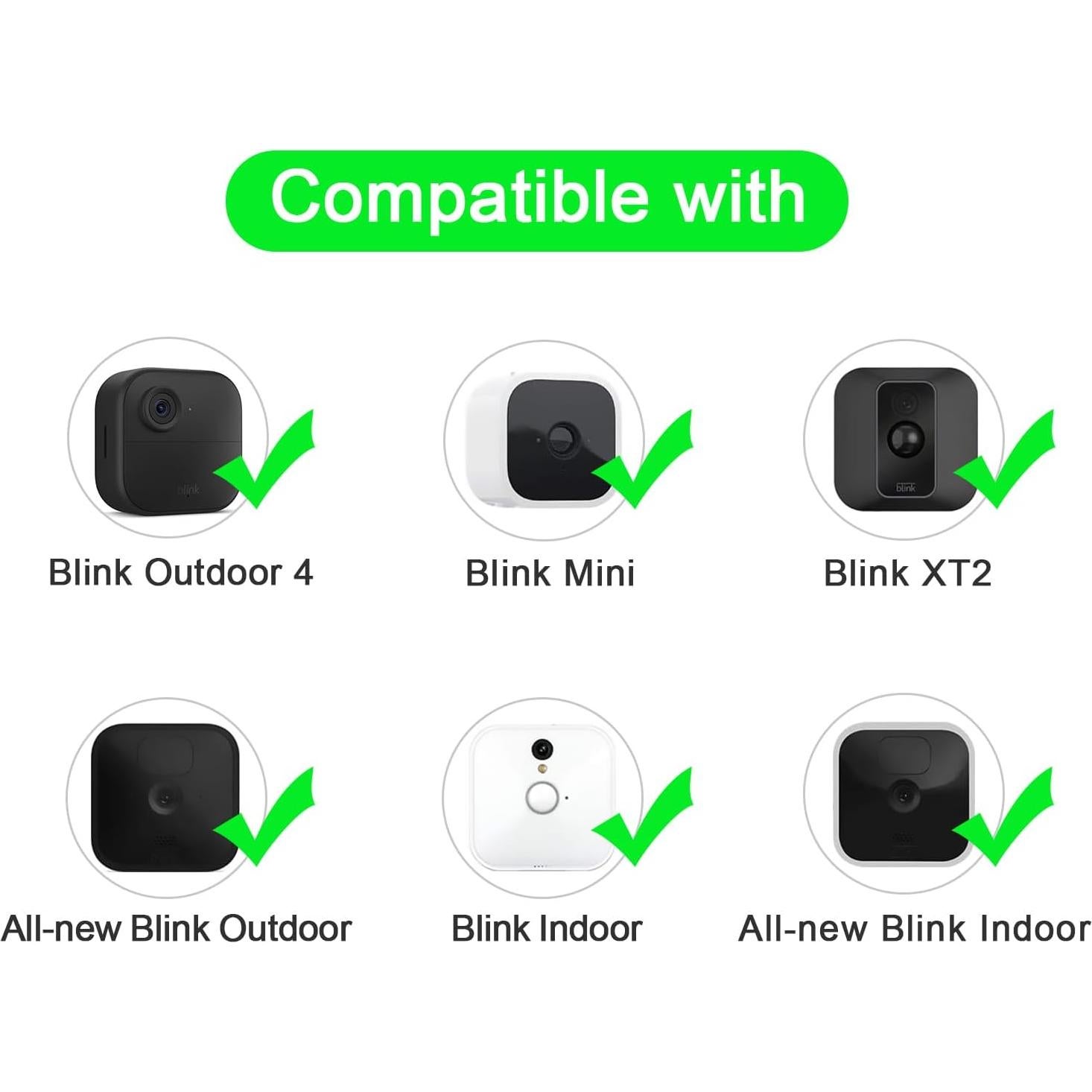 Paquete de 3 Soportes Ajustables para Cámara Blink AOZTSUN