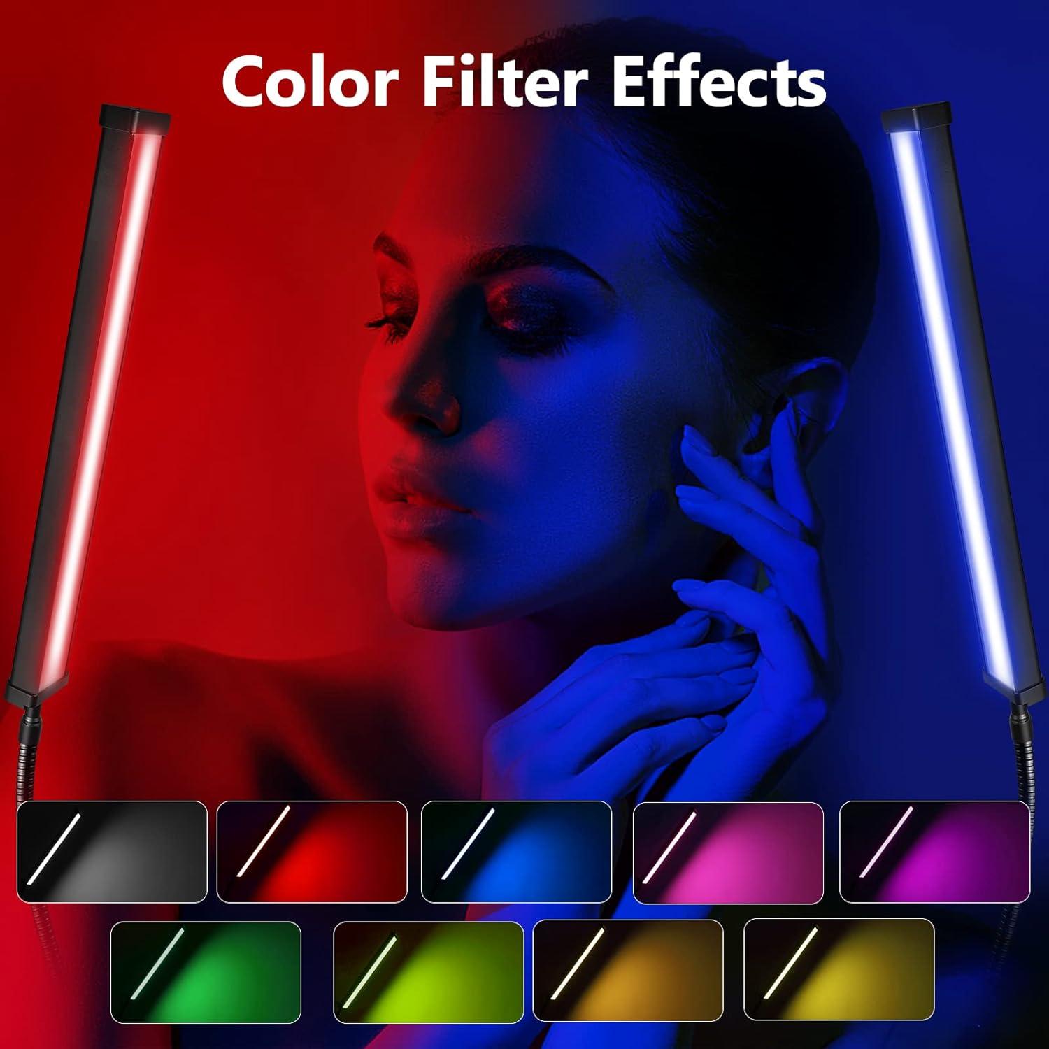 Kit de Iluminación LED Gepege 5600K con Trípode Ajustable