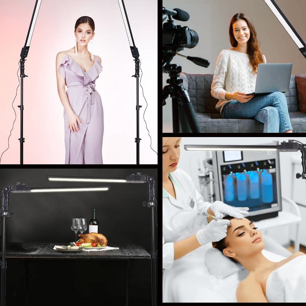 Kit de Iluminación LED GSKAIWEN 3200K-5500K para Fotografía