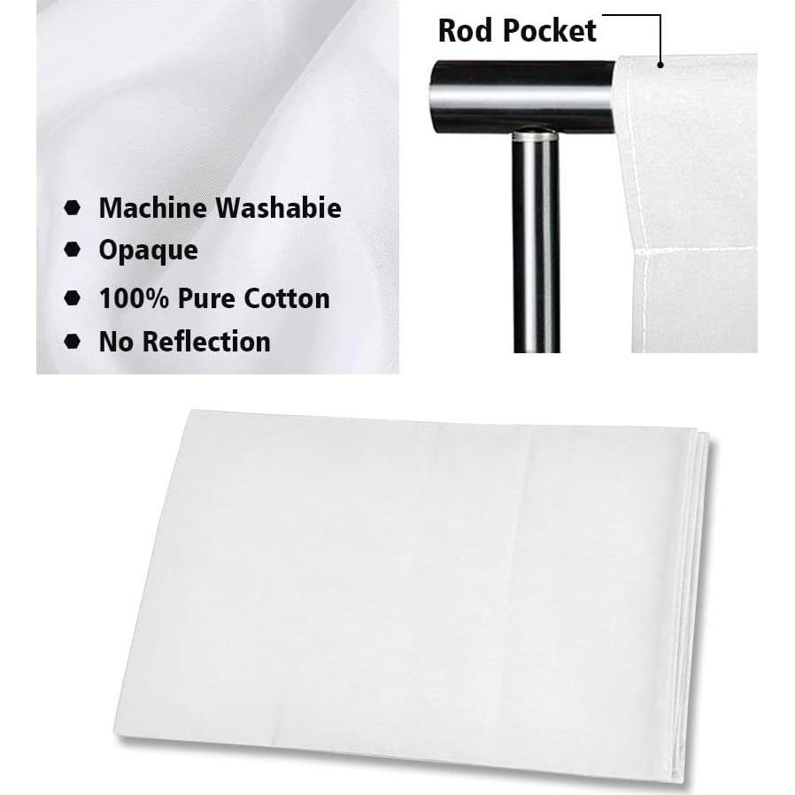 Kit de Soporte de Fondo SLOW DOLPHIN 10x12 pies Algodón