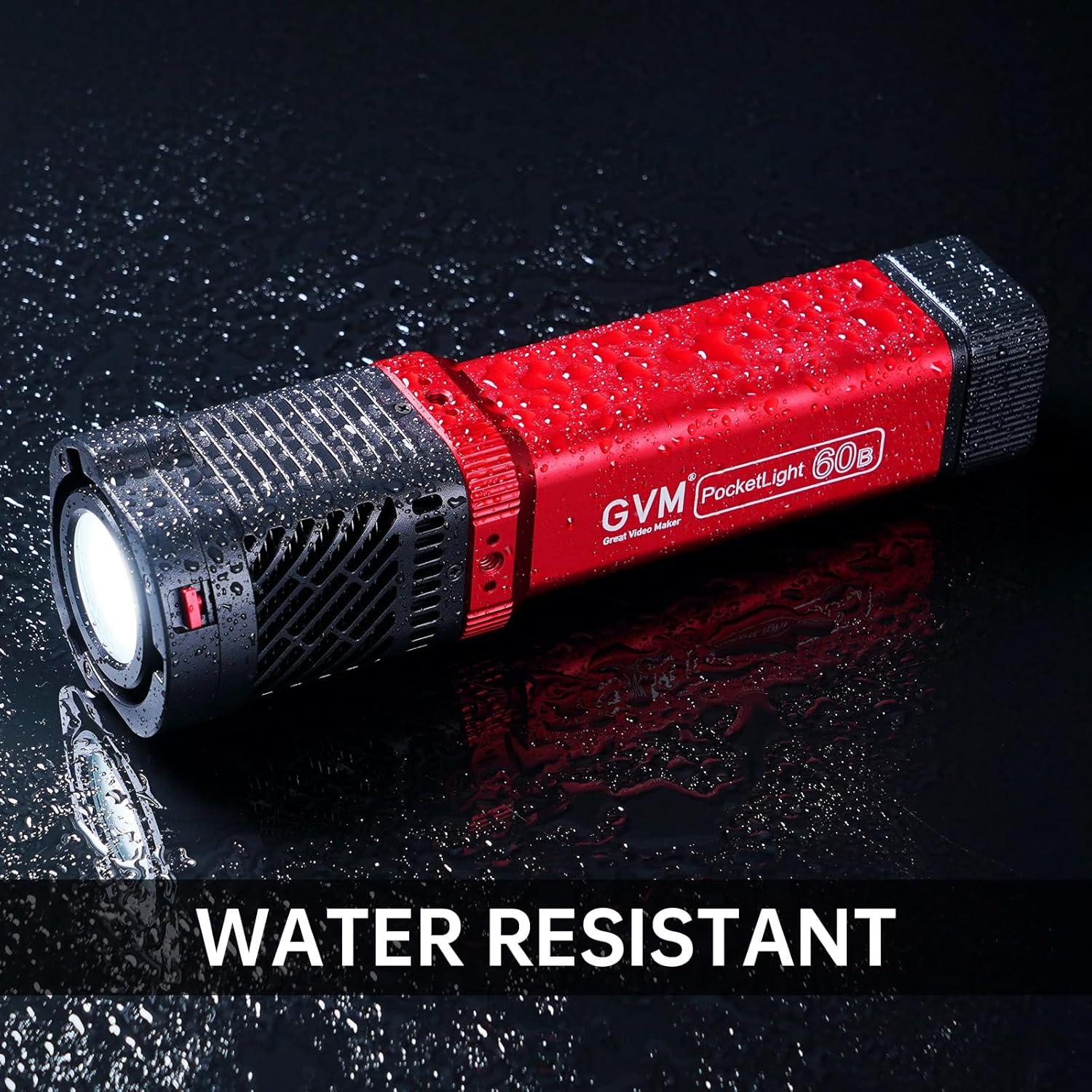 Luces de Estudio GVM PD60B con Adaptador y Control APP