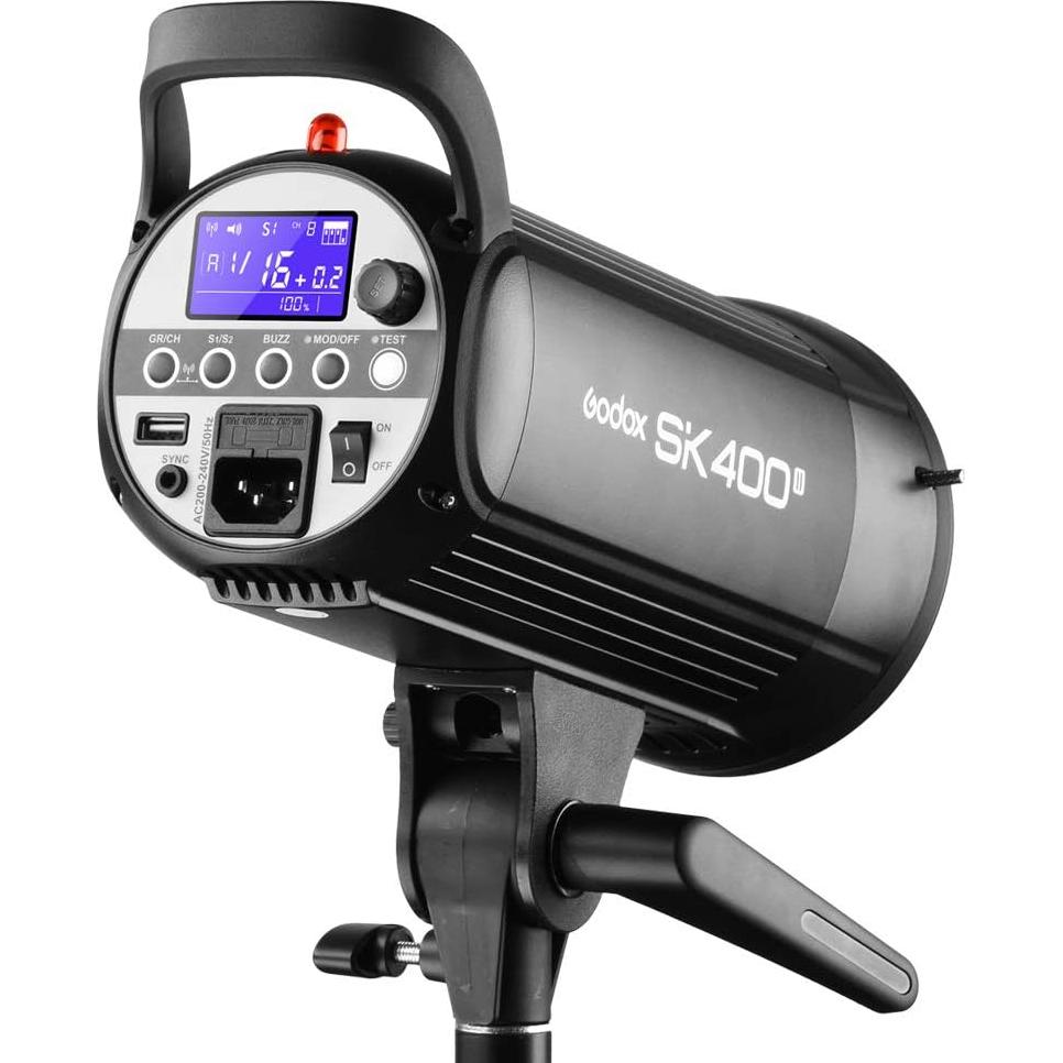 Kit de Flash de Estudio Godox SK400II 800Ws con Softbox y Soporte