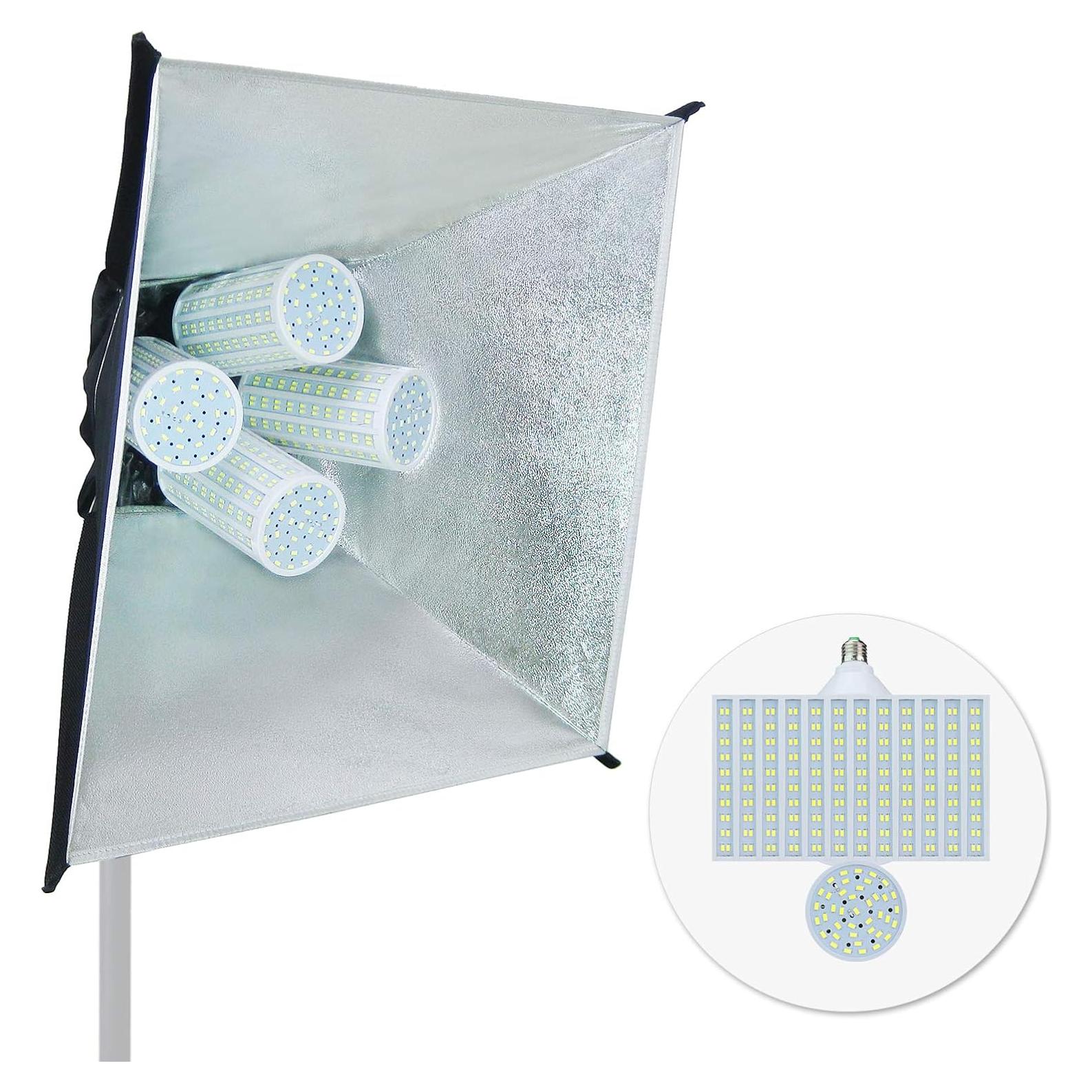 Luz de Fotografía LED LINCO Flora X 11200 Lúmenes Softbox 50.8cm