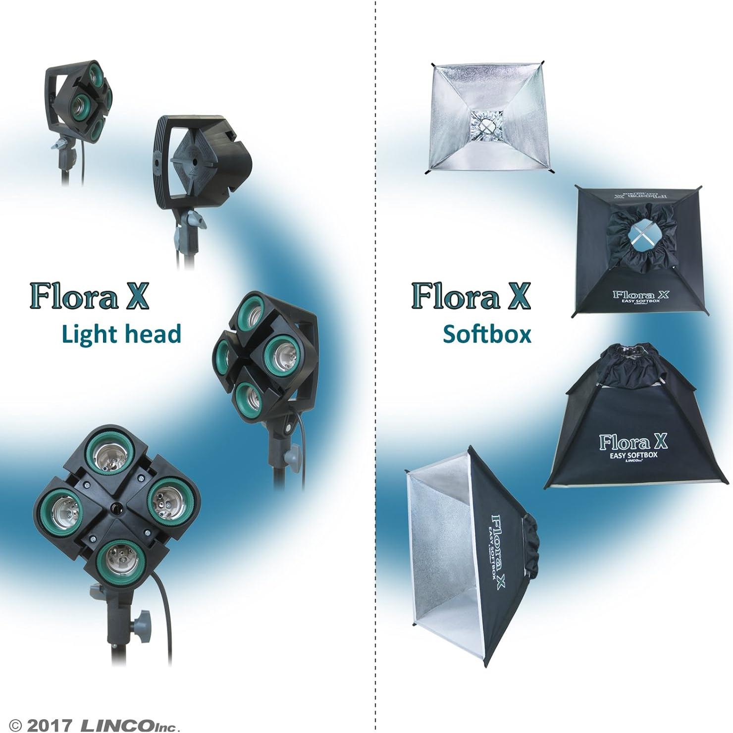 Luz de Fotografía LED LINCO Flora X 11200 Lúmenes Softbox 50.8cm