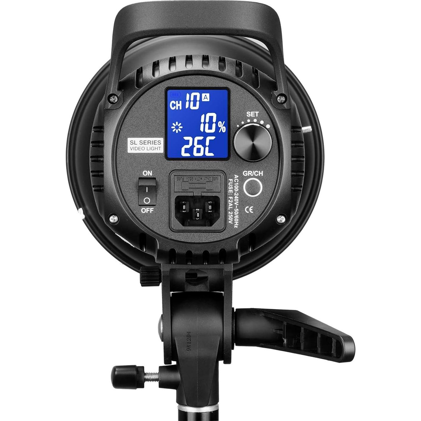 Kit Luz LED Godox SL60W con Soft Box 60cm 5600K para Video