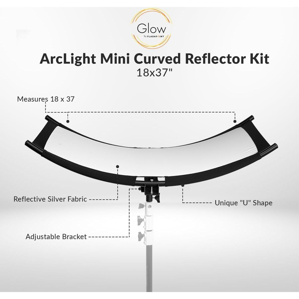 Kit Reflector Curvado Glow ArcLight II 45.72x93.98cm
