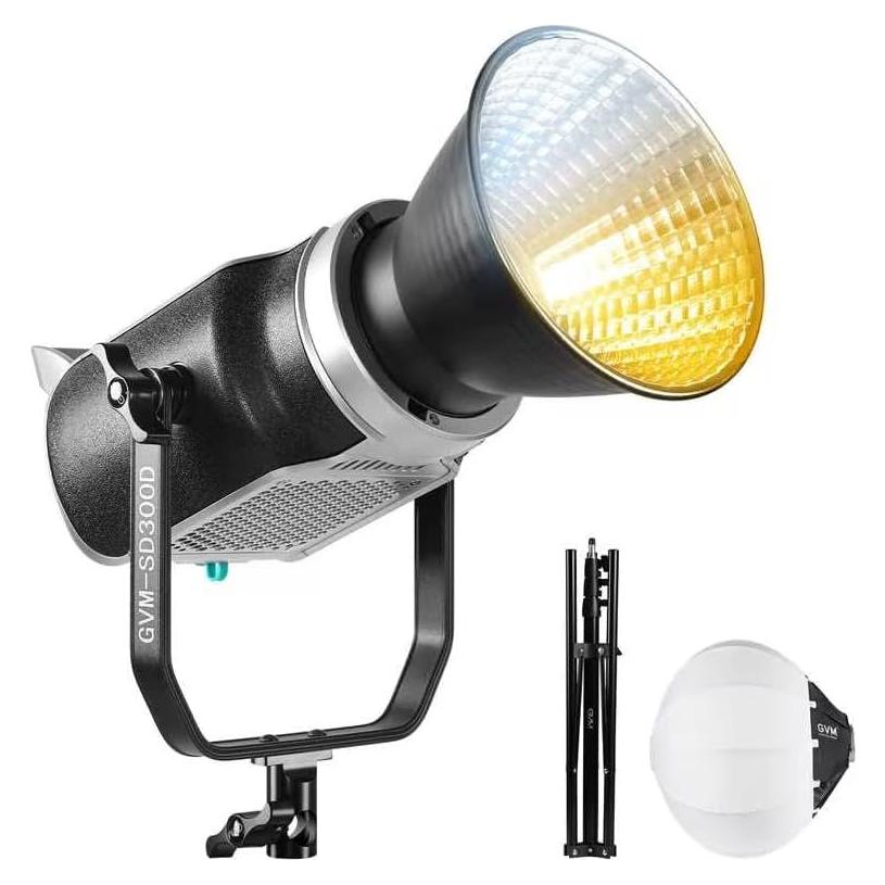 Kit de Luz de Video LED GVM SD-300D con Softbox 26" 300W