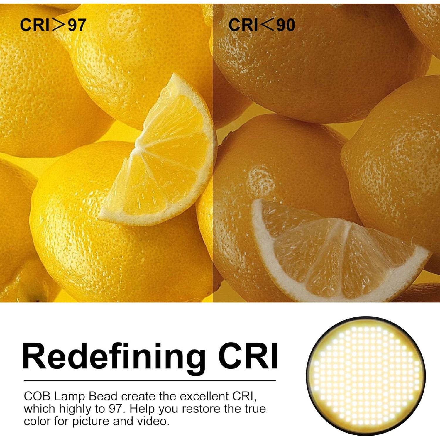 Kit de Luz de Video LED GVM SD-300D con Softbox 26" 300W