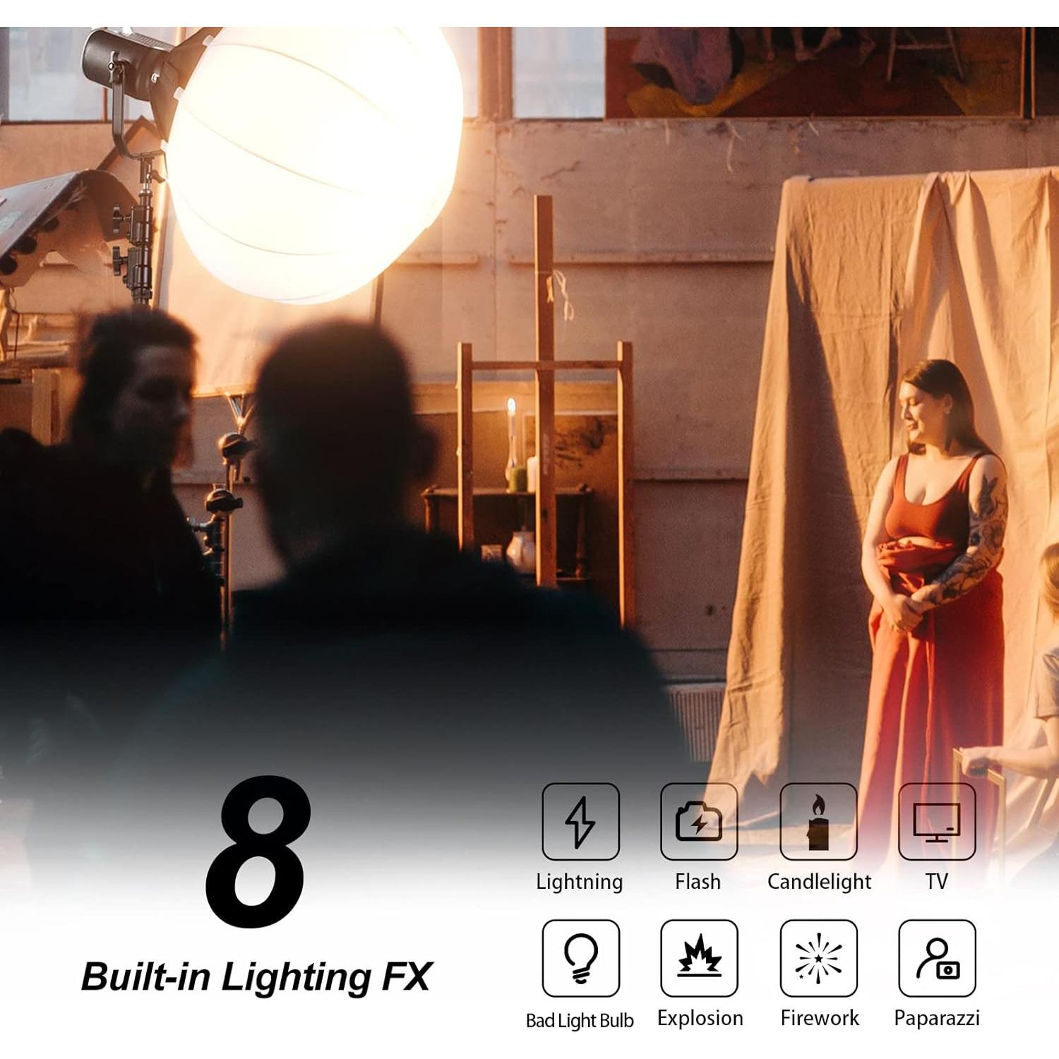 Kit de Luz de Video LED GVM SD-300D con Softbox 26" 300W