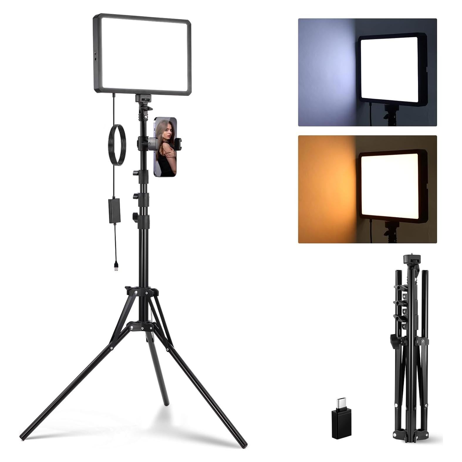 Kit de Luz LED Bi Color NEEWER BP300 con Trípode 150cm