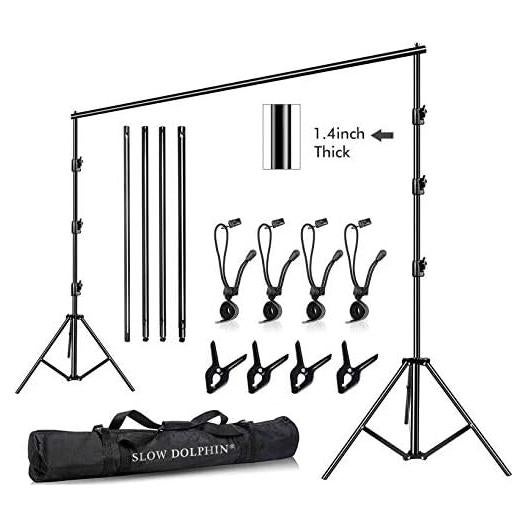 Kit de Soporte de Fondo Ajustable SLOW DOLPHIN 3x3m