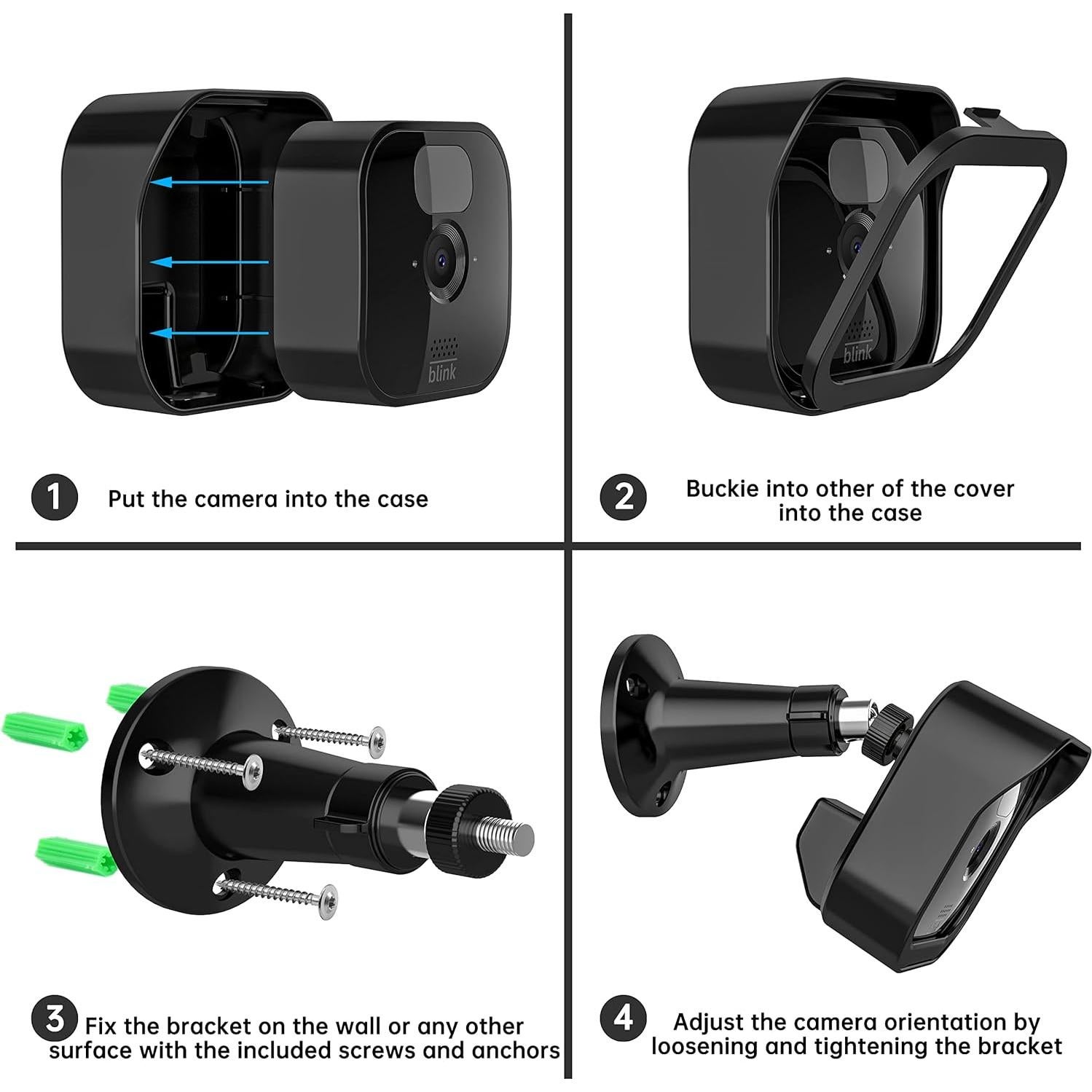 Kit Soporte y Funda para Cámara Blink 3 Exterior