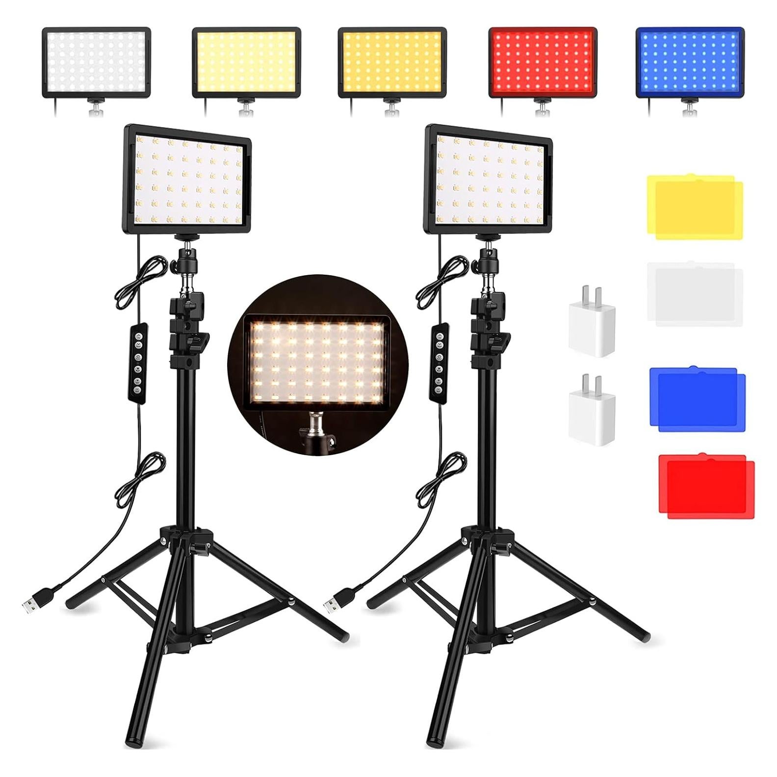 Kit de Iluminación LED Unicucp 2 Piezas Regulable 2400-6800K