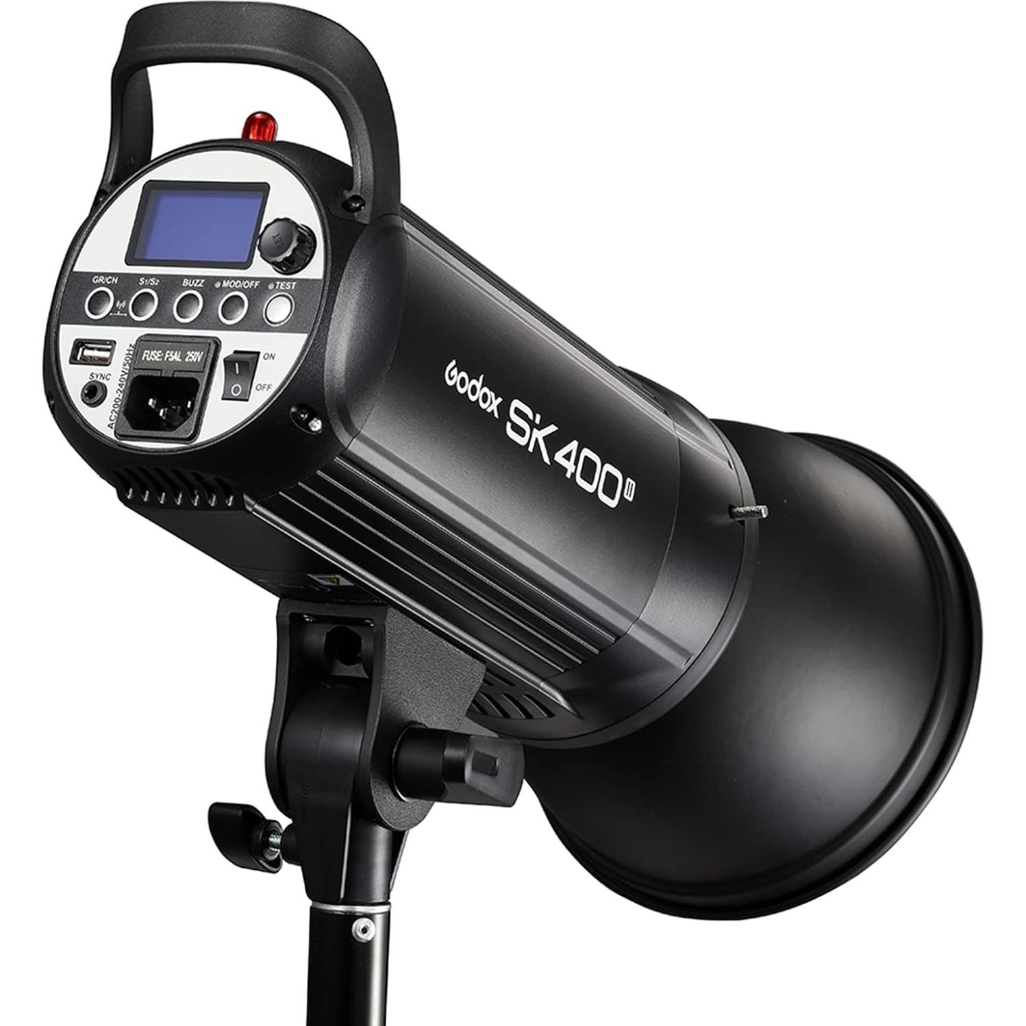 Estroboscopio Godox SK400II 400Ws con Montura Bowens 150W