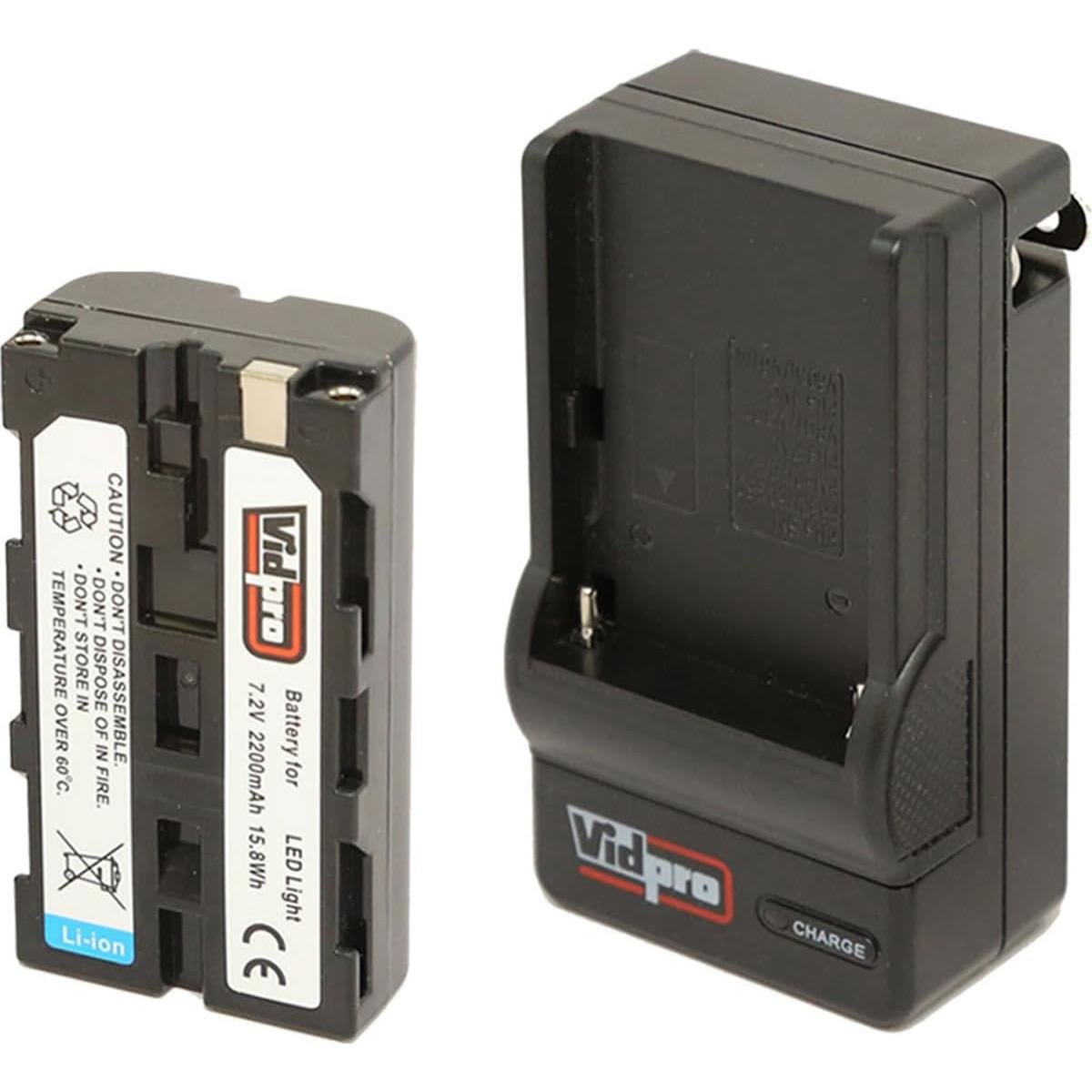 Luz LED de Video Vidpro LED-330X Ajustable 3200K-5600K