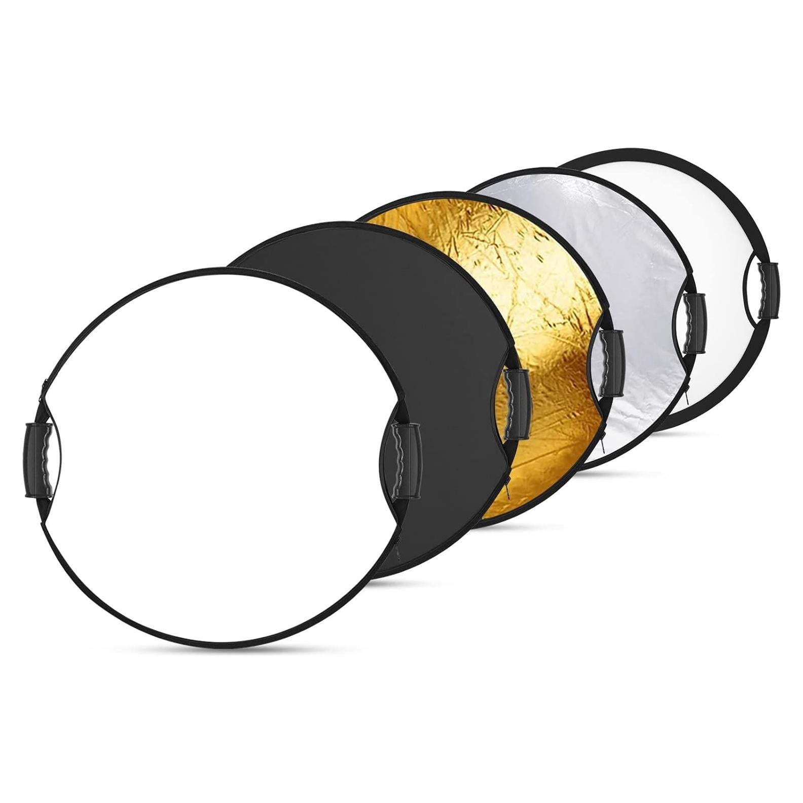 Reflector de Luz 56cm NEEWER 5 en 1 Plegable con Mango