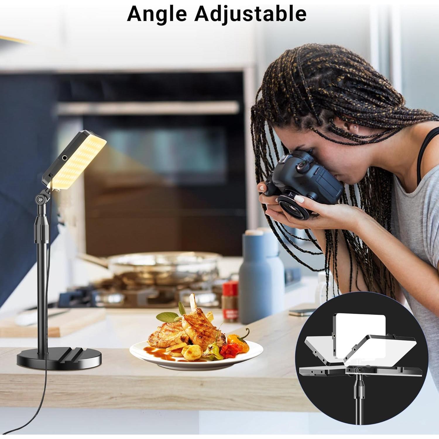 Paquete de 2 luces LED Mionondi con soporte ajustable