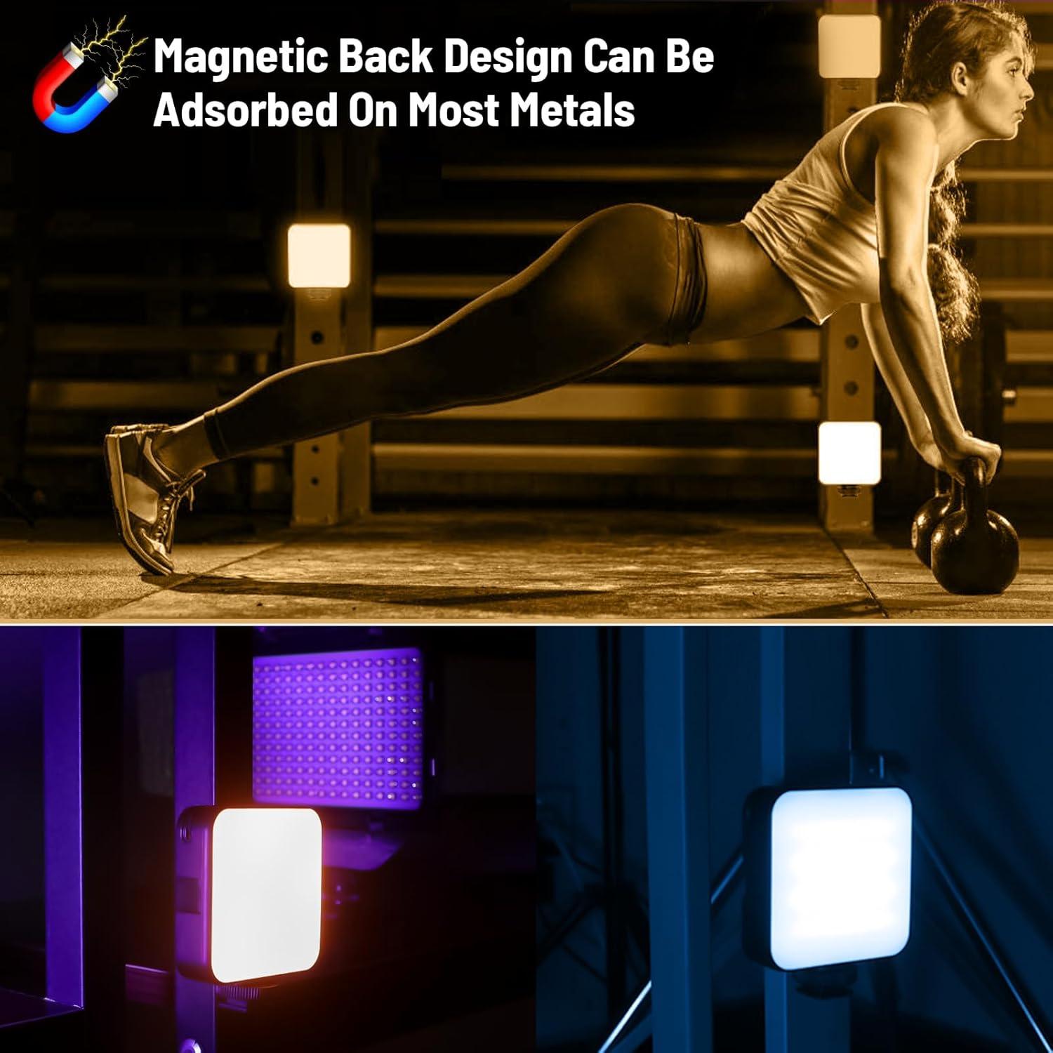 Luz de Video LED RGB Aiuca AUW140 2000mAh 20 Modos