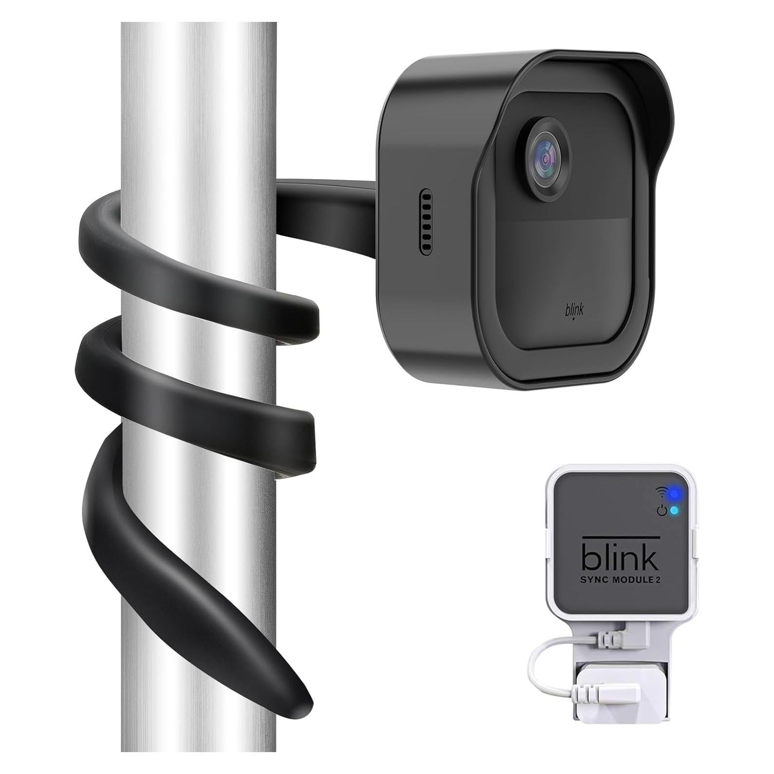 Soporte Flexible Gresur para Blink Outdoor - Impermeable Negro