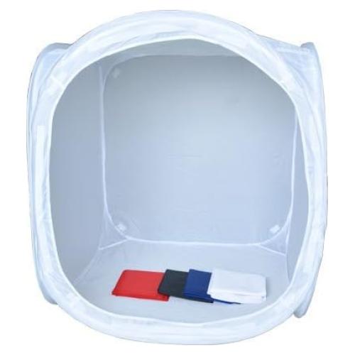 Tienda de Luz Cubo Fotográfico Bestshoot 61 cm con 4 Fondos