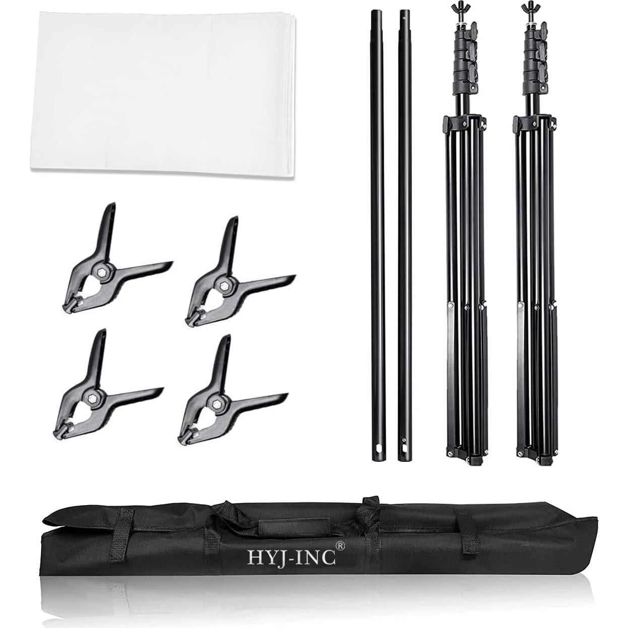 Kit de Soporte de Fondo para Fotografía HYJ-1013 10x12 pies