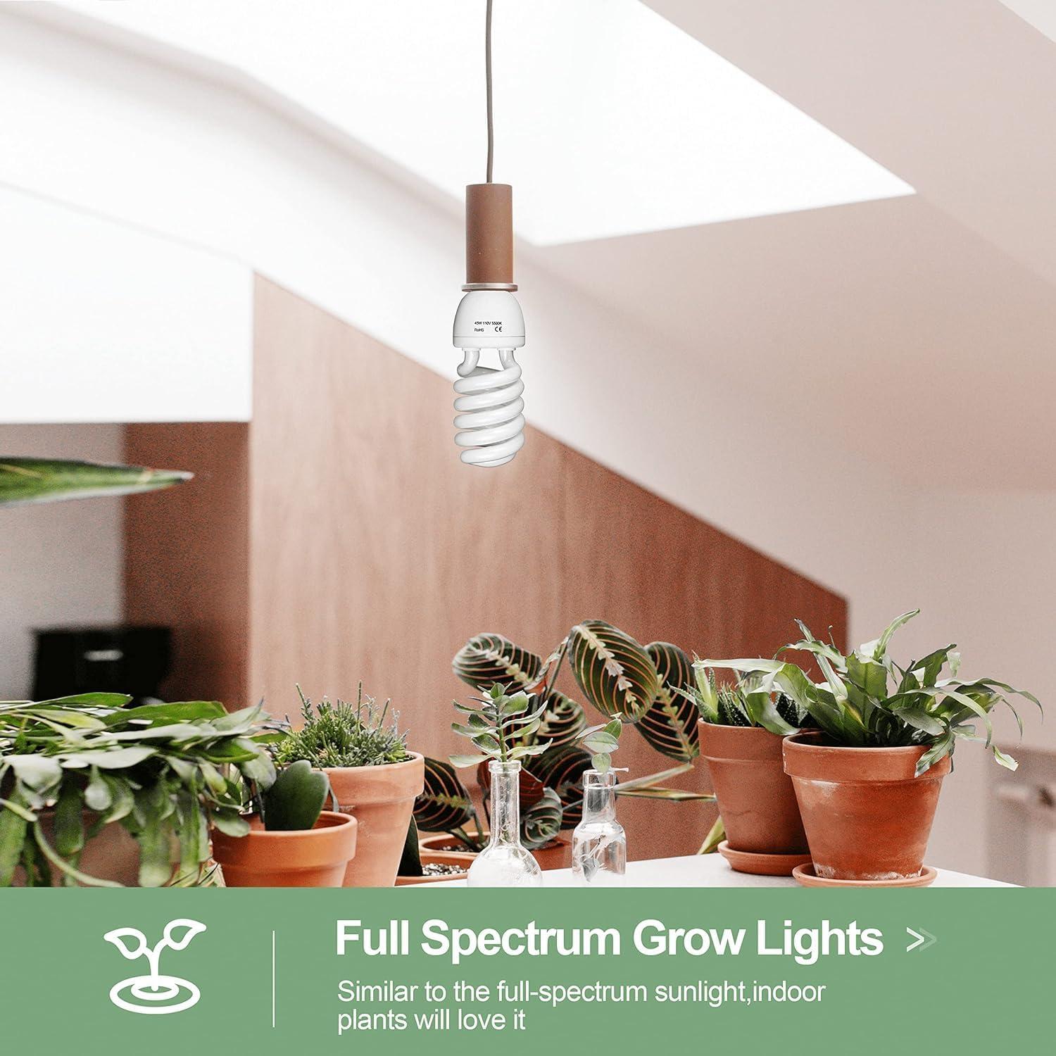 Bombilla CFL EMART 2x45W 5500K Espectro Completo para Fotografía