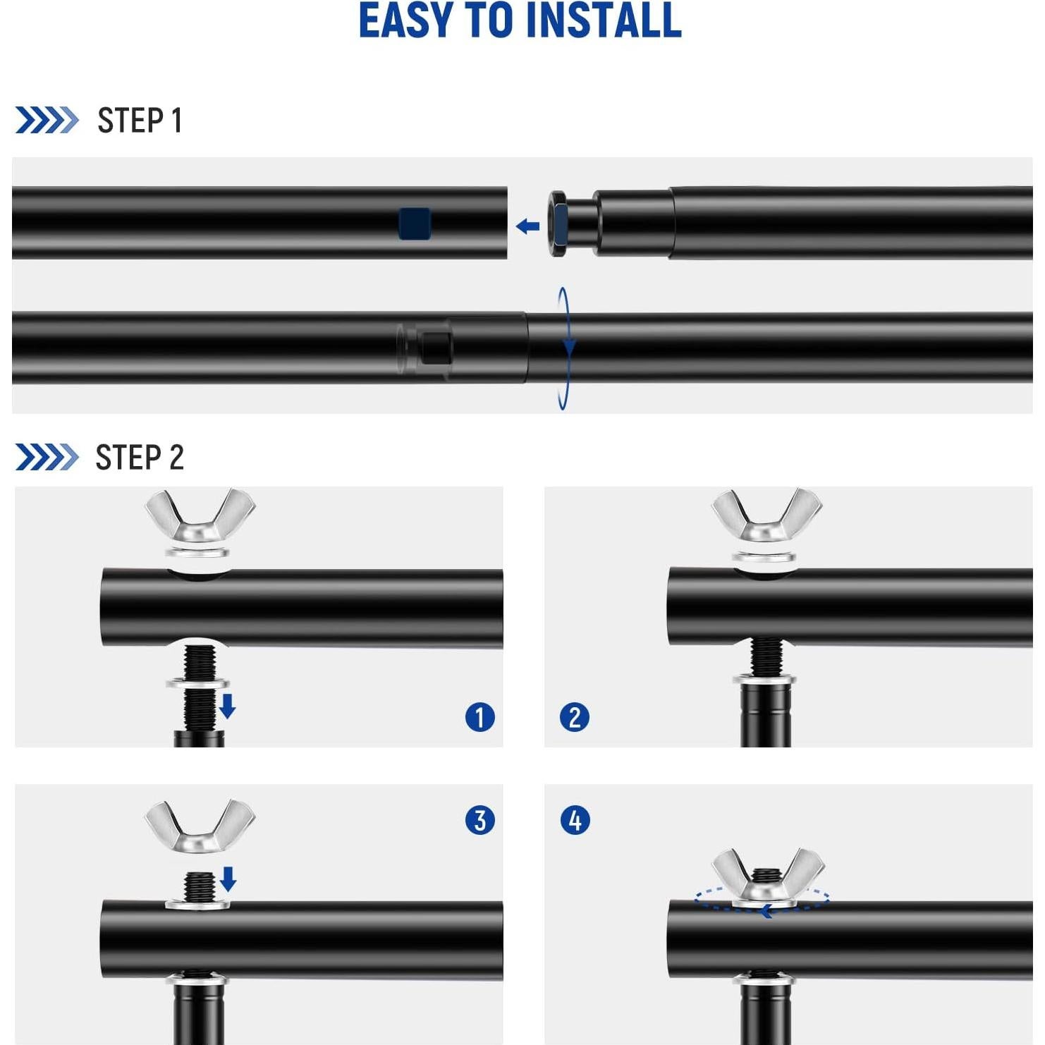 Soporte de Fondo Ajustable NEEWER 2.6m x 3m Kit Completo