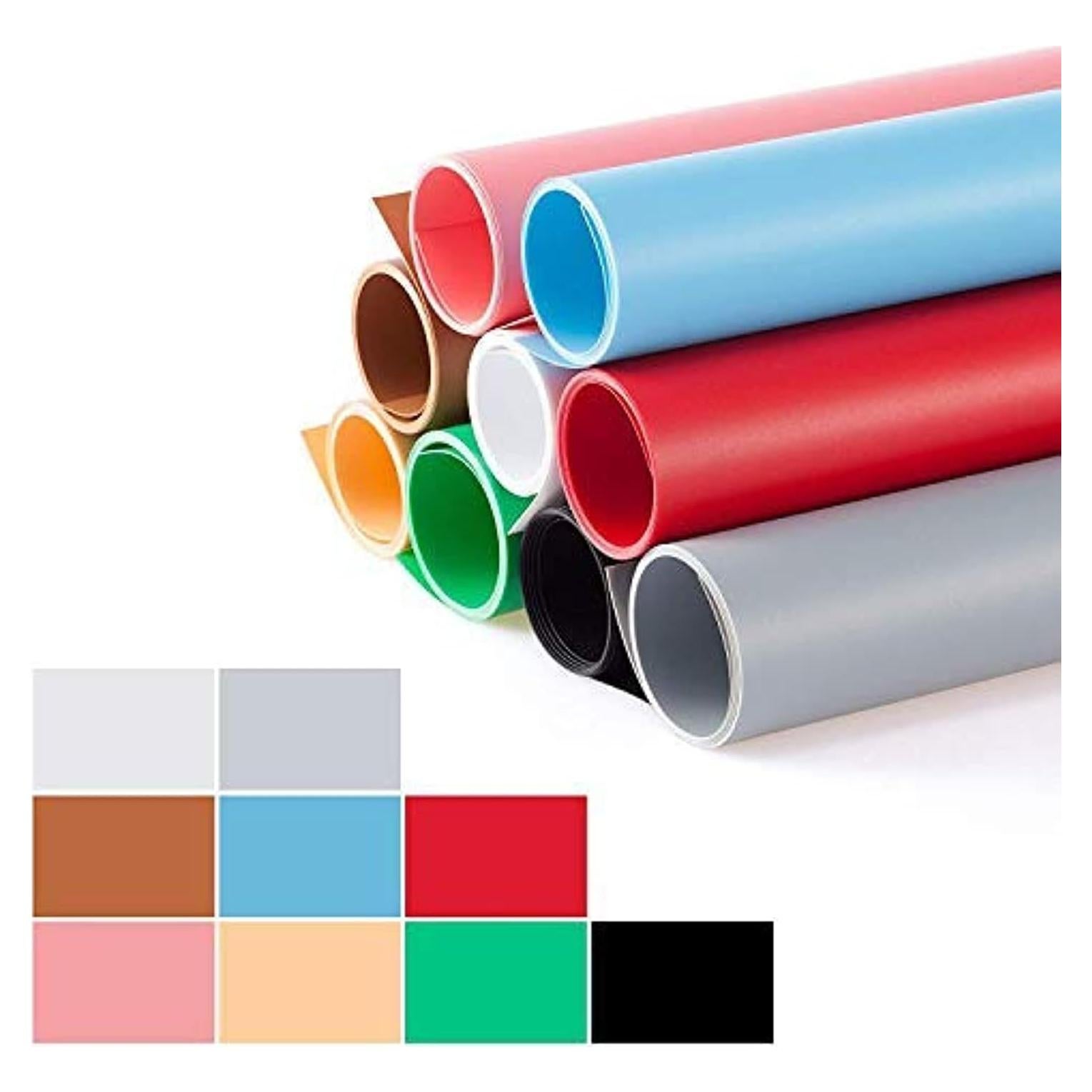 Fondo de PVC Mate 68x130cm Meking - Kit 9 Colores