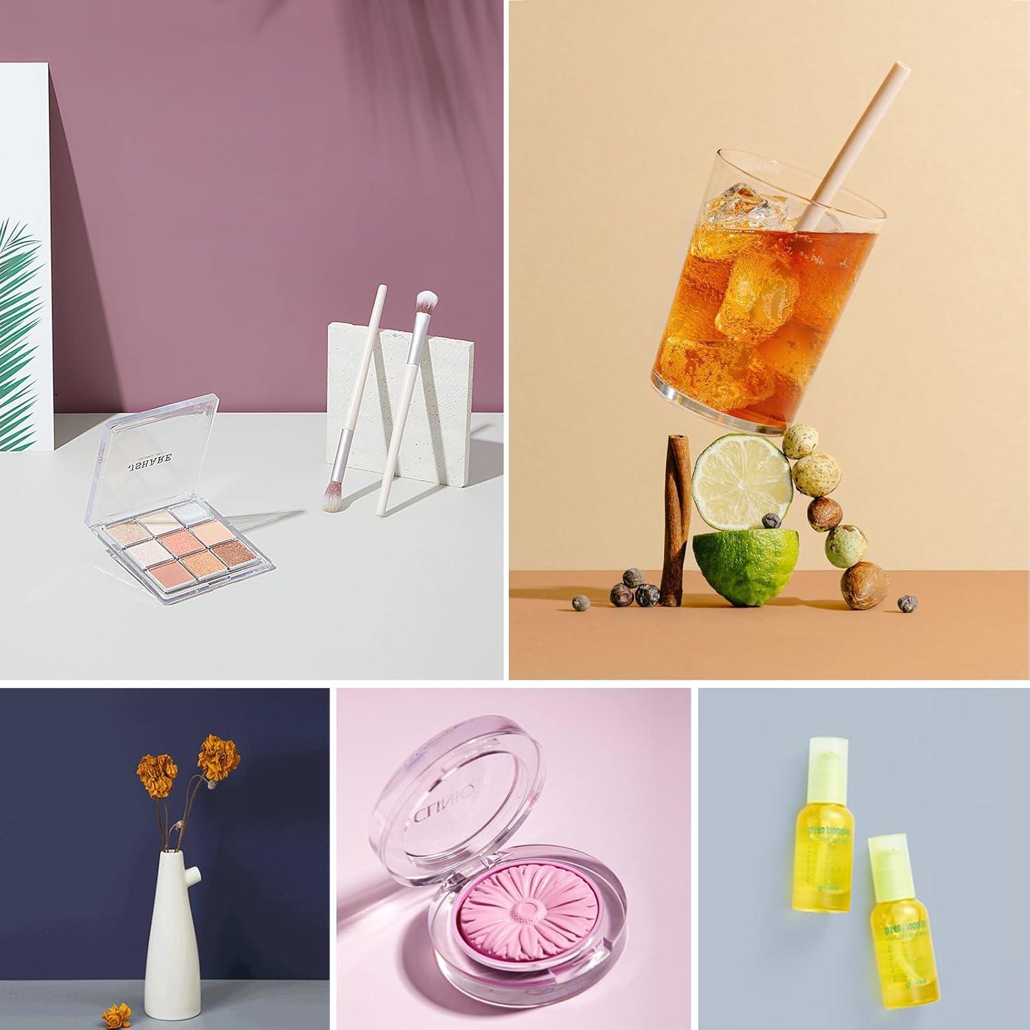 Photo Backdrop for Product Photography: 16.5X11.7 Double-Sided Paper with Shadow Board Props for Food,Small Item Photos - Content Creator,E-Commerce Seller Background Kit.(7pcs/14pattern)