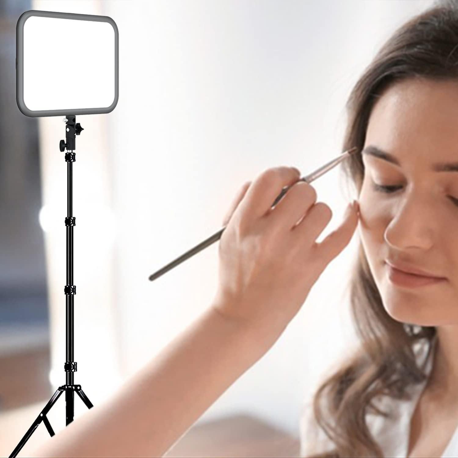 LED Video Light Panel, 45W LED Video Light Studio Photography Lighting, Super Slim Light Panel, Bi-Color Light 3200K–7500K, 8 Scene Lighting Effects