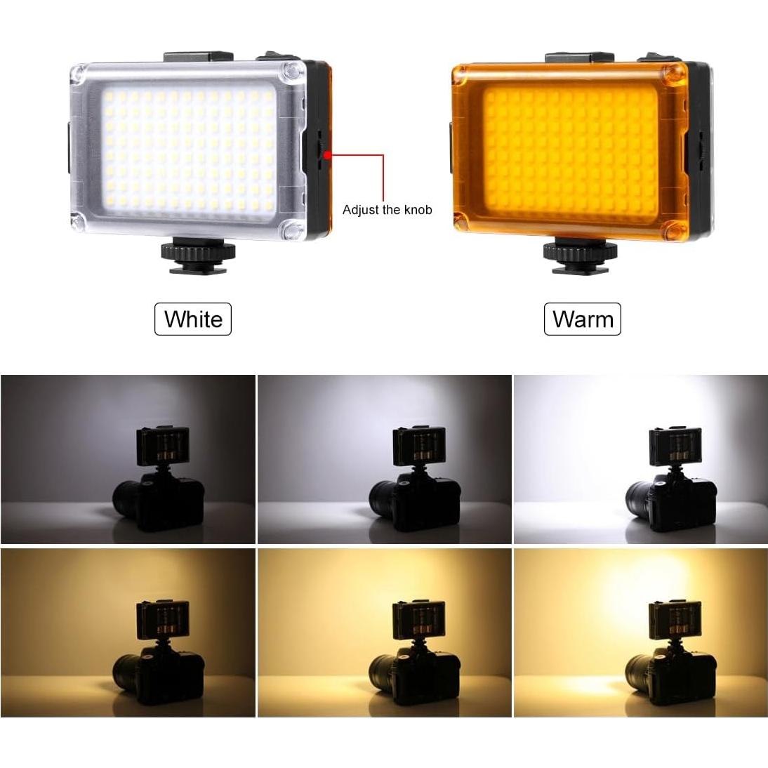 Luces de Video Portátiles Puluz para Cámaras DSLR con Filtros