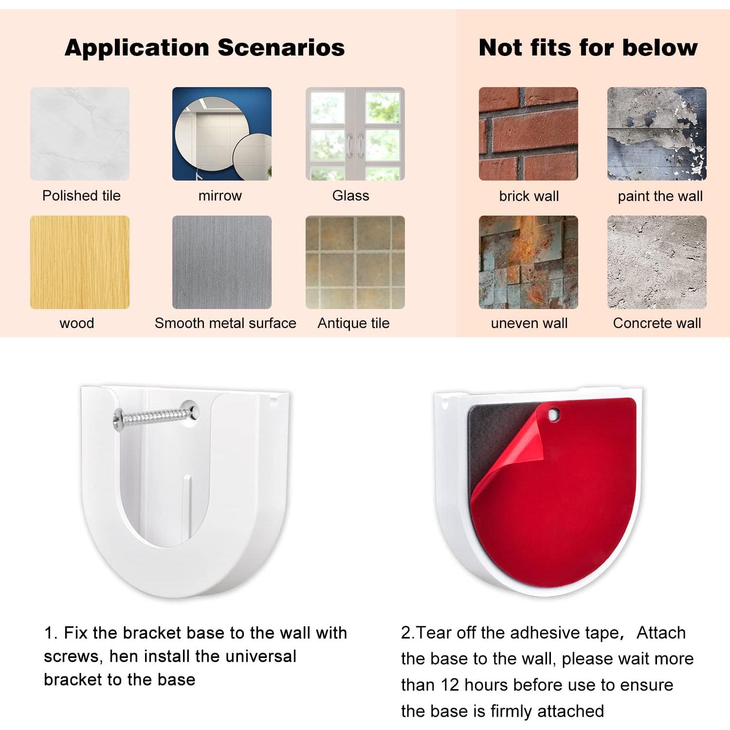 Soporte de pared StartVision para cámara Blink Mini - 4 unidades