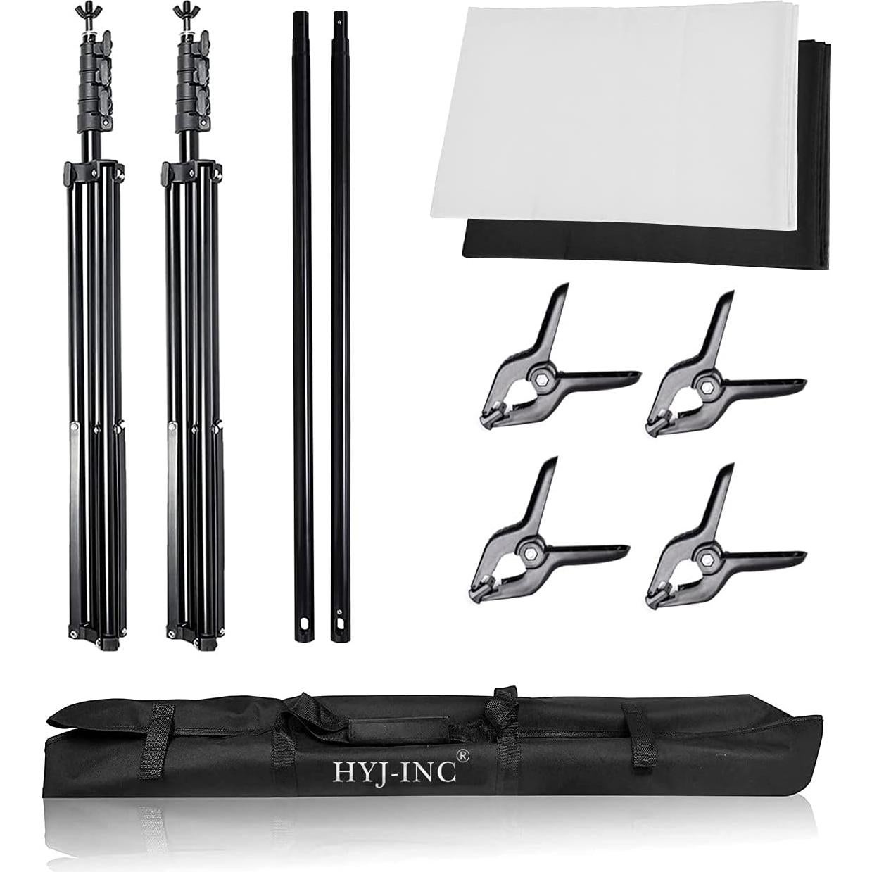 Kit de Soporte de Fondo para Fotografía HYJ-1007 2.62m x 3.05m