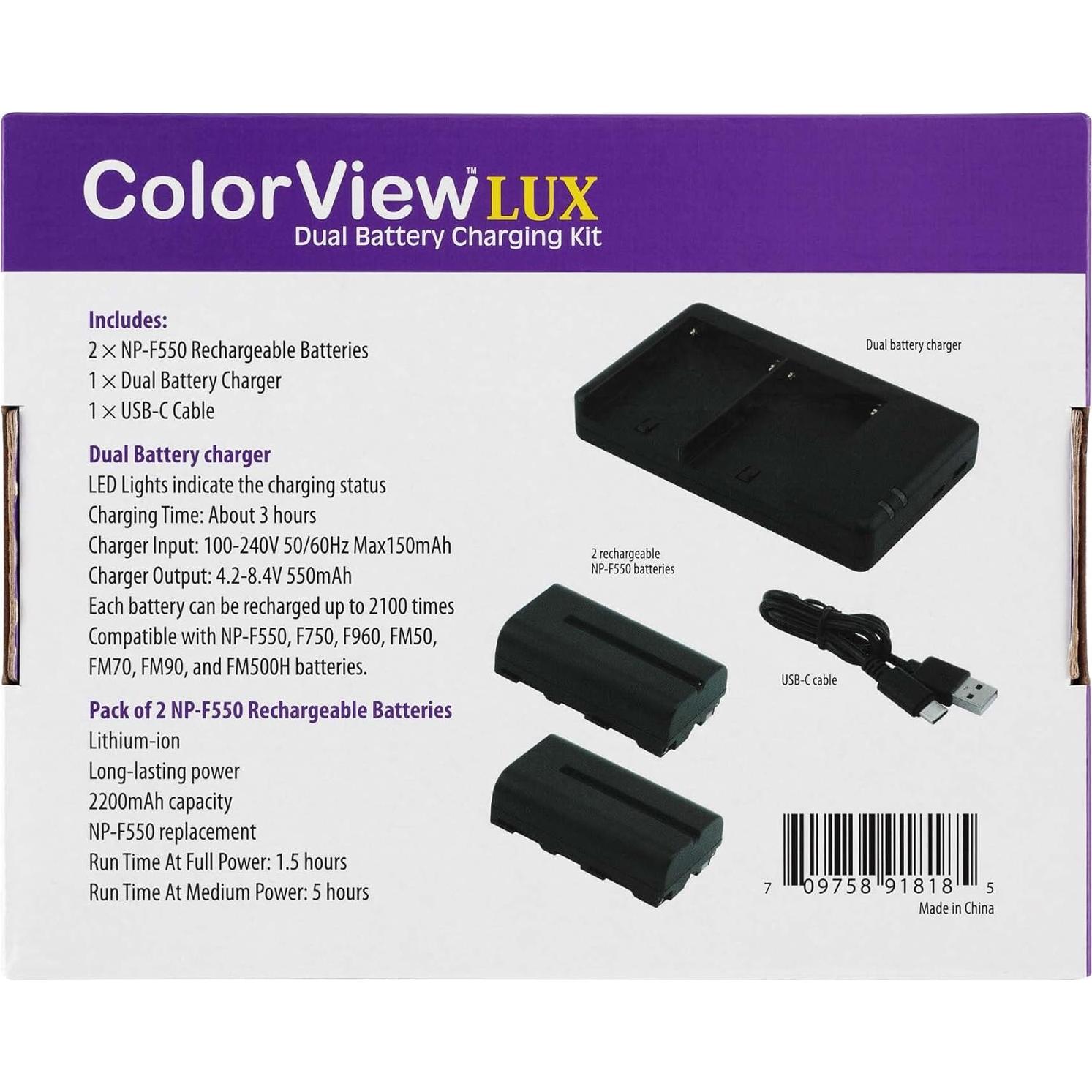 Luz de Estudio Acurit Colorview Lux 4160 Lúmenes LED 3200K-5600K