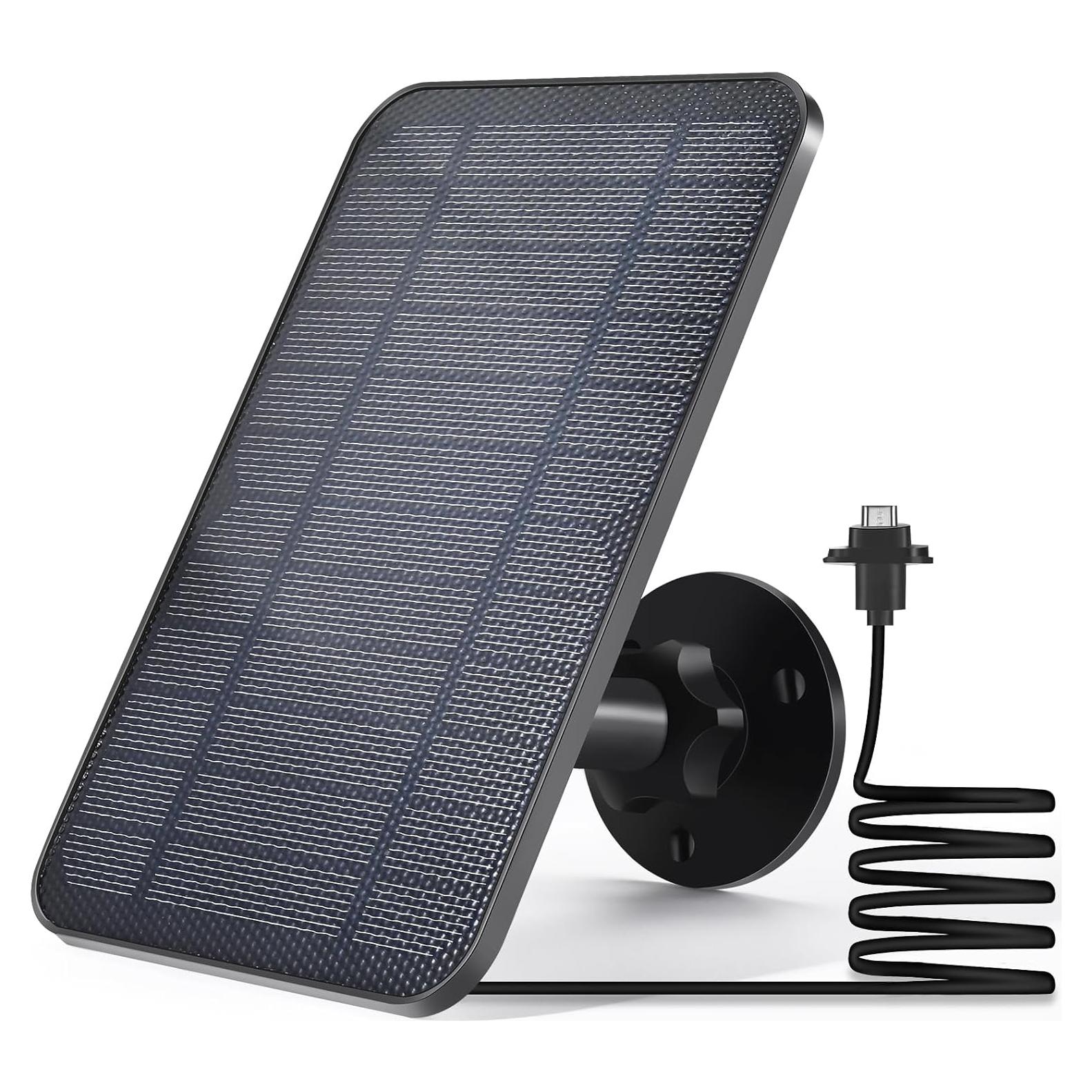Panel Solar BGJOY para Cámara Blink Exterior 4, 4W Impermeable