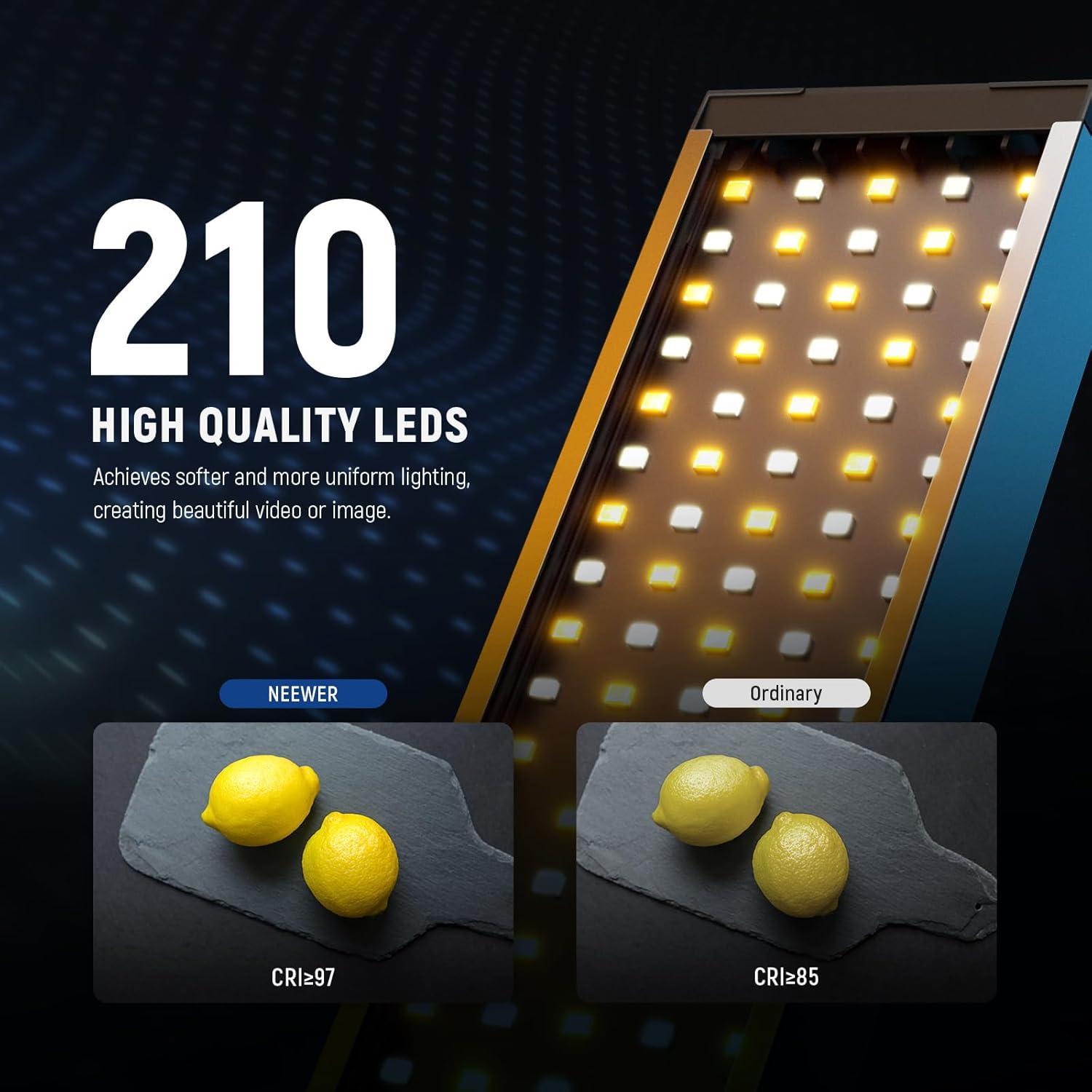 Kit de Iluminación Softbox Neewer 700W LED 2 Pack 3200K-5600K