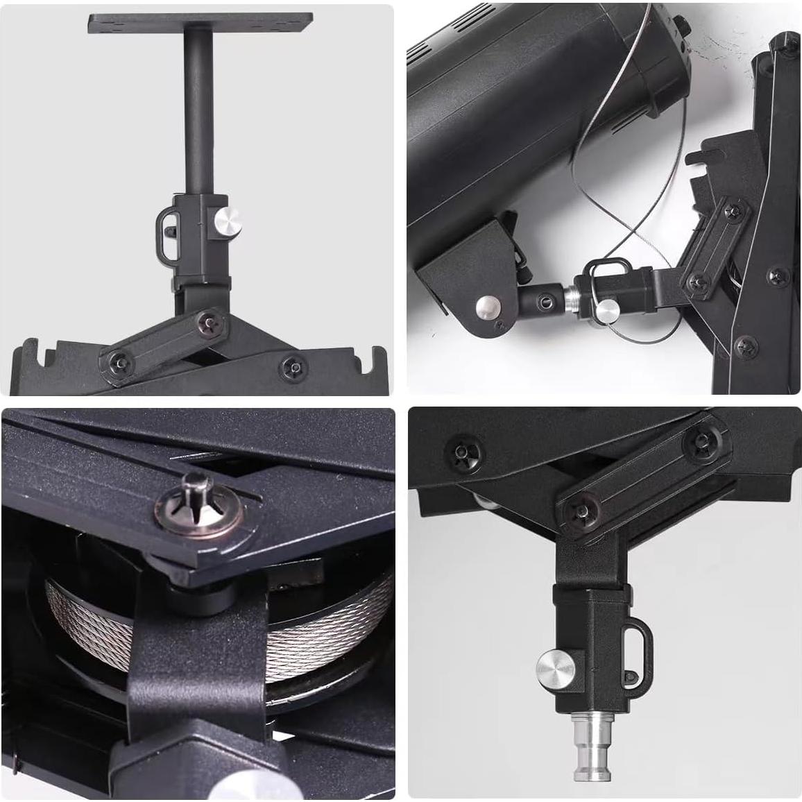 Sistema de riel de techo para fotografía XPAISYQC JL-200 2m