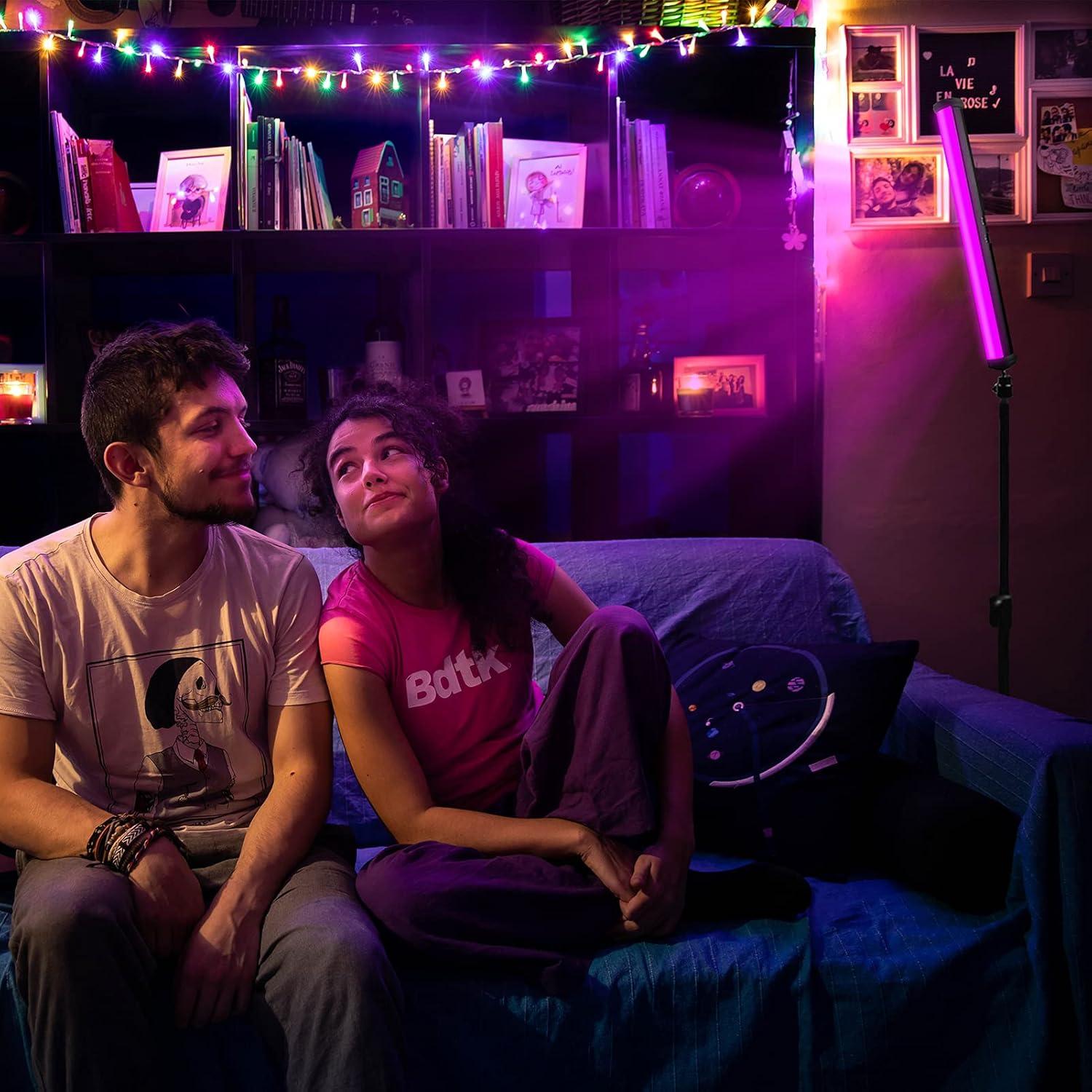 Vara de Luz RGB Obeamiu 2600-9600K Portátil 5000mAh