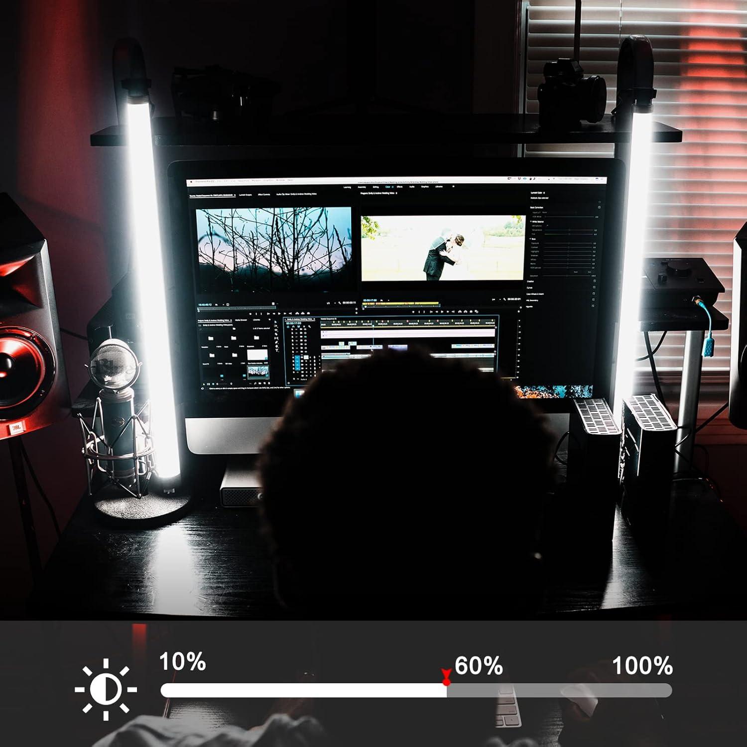 Vara de Luz RGB Obeamiu 2600-9600K Portátil 5000mAh