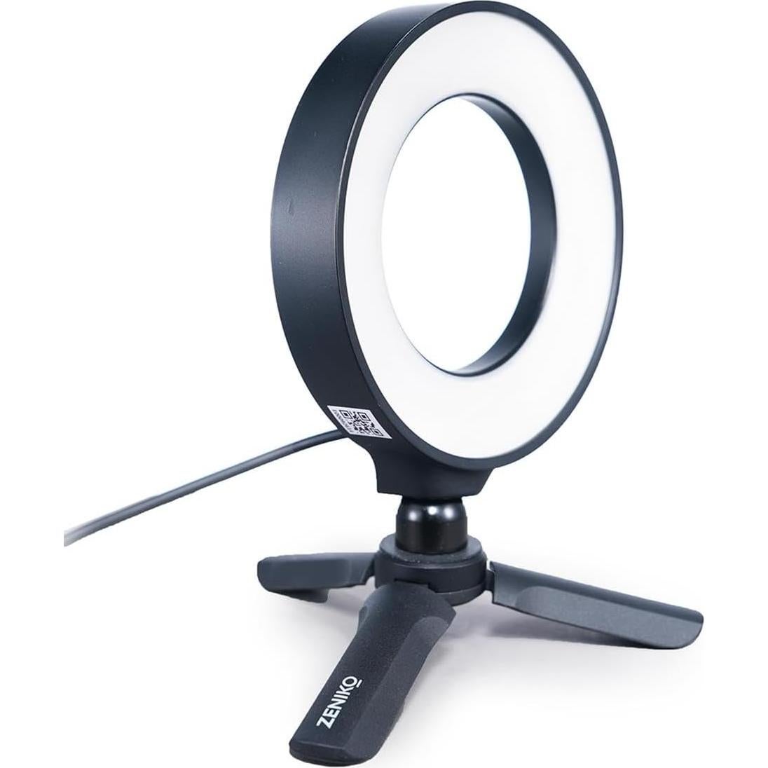 Kit de Iluminación Zeniko CR5 Bi-Color 5" para Videoconferencias