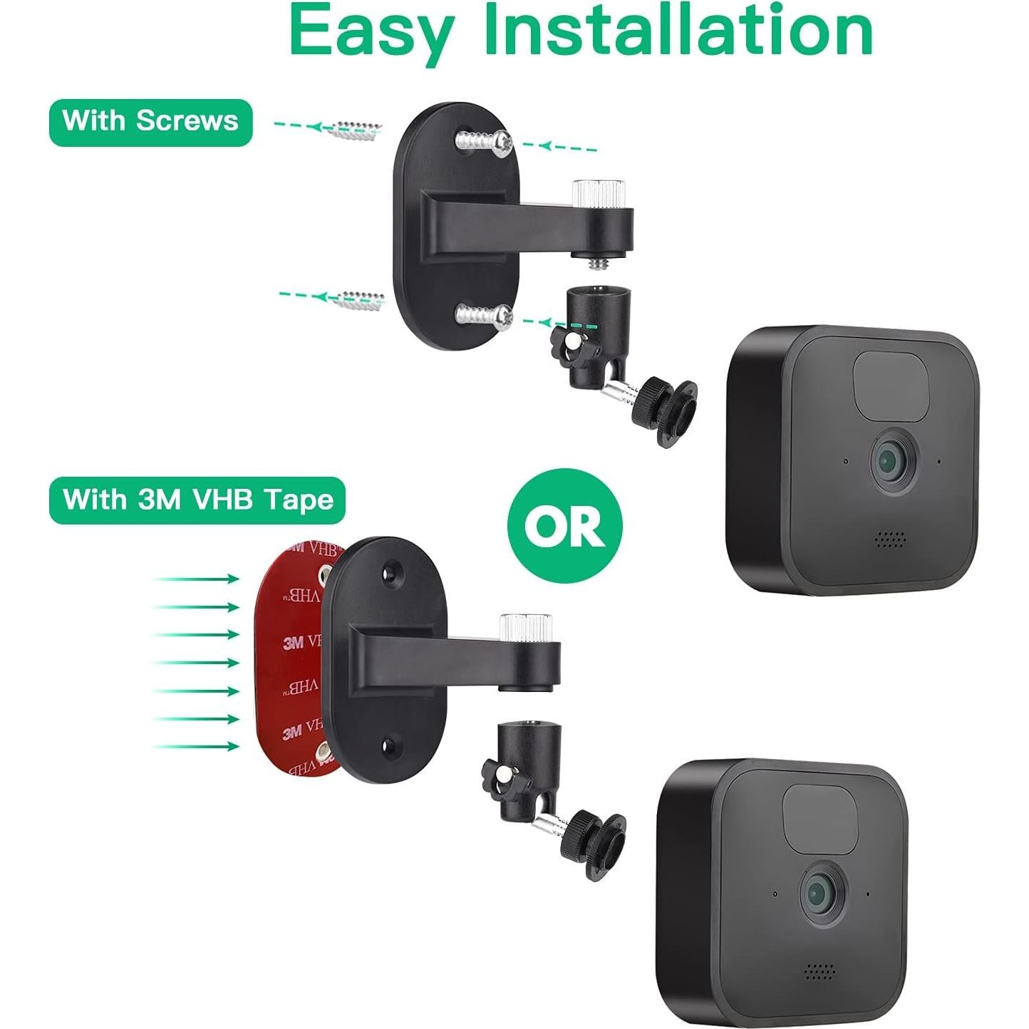 Soporte de Pared Ajustable para Cámara Blink - 3 Paquetes