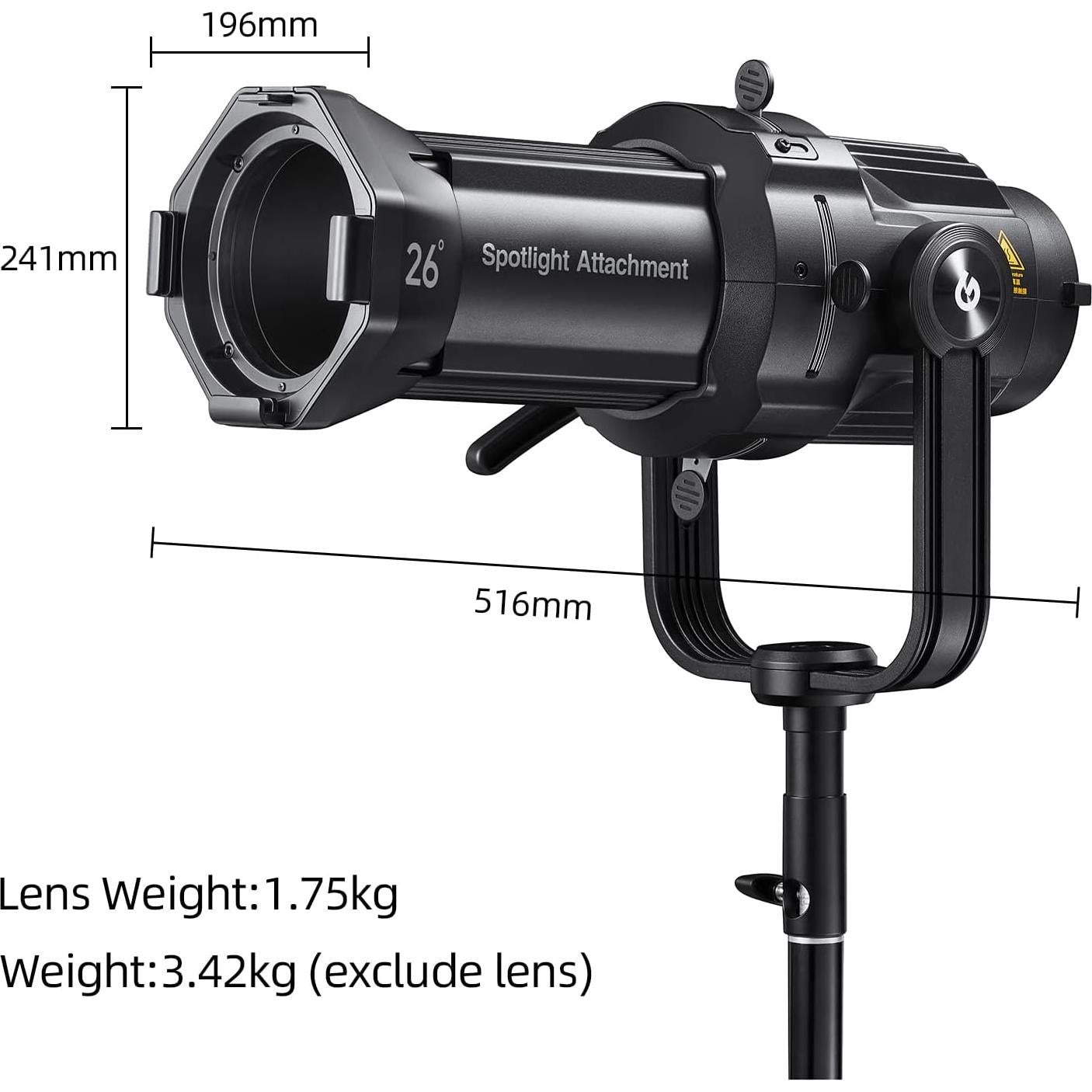 Proyector Óptico Godox VSA-26K con Lente de 26° y Montura Bowens