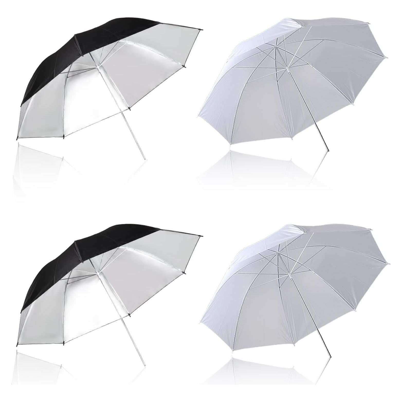 Kit de Iluminación con Paraguas Hahawalker 4 Piezas 109cm 84cm