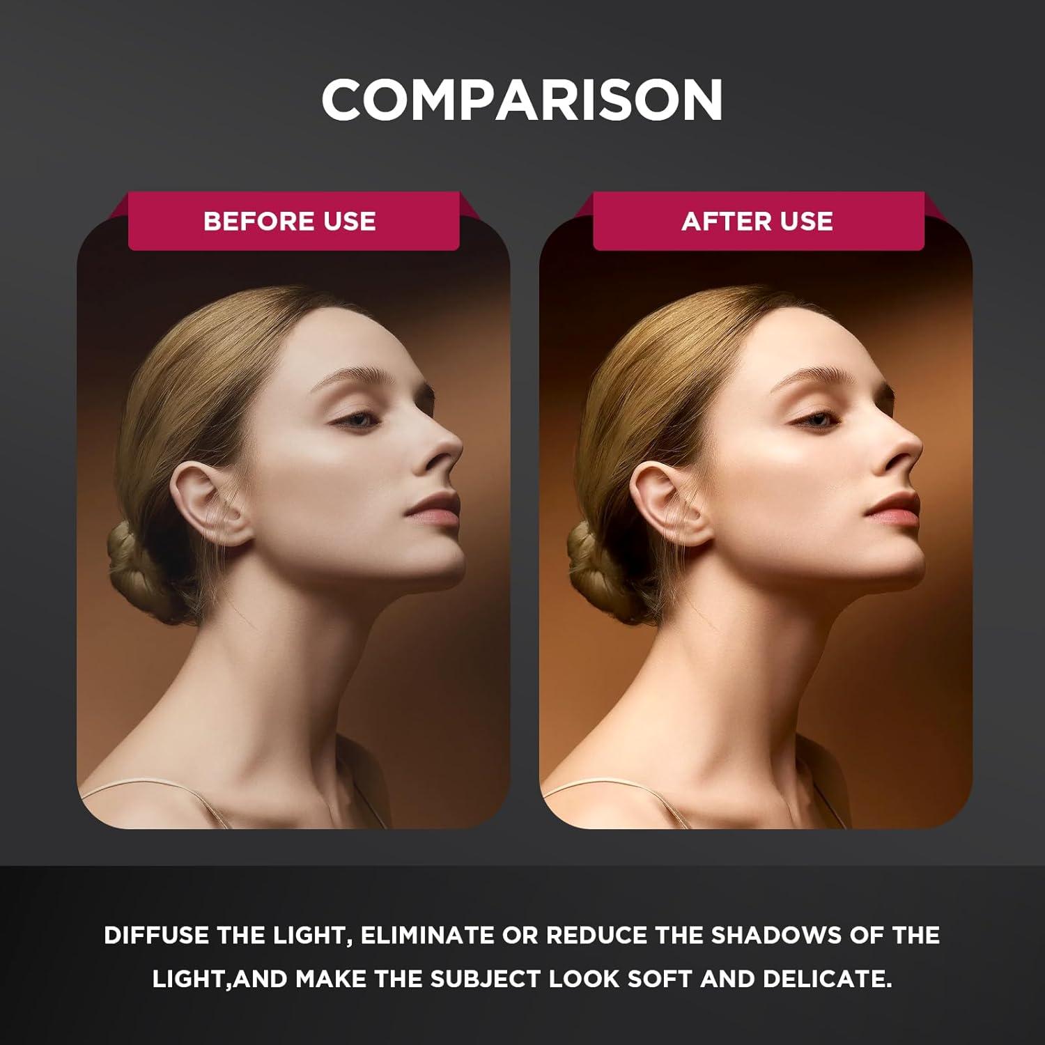 Kit de Iluminación con Paraguas Hahawalker 4 Piezas 109cm 84cm